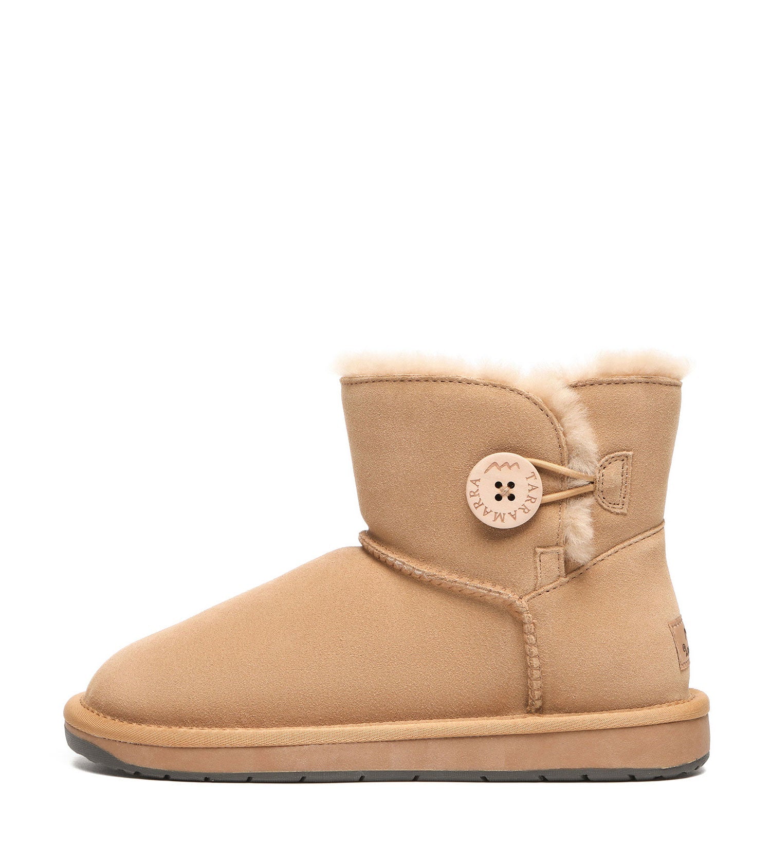 TARRAMARRA UGG Sheepskin Wool Mini Button Plus-Boots-PEROZ Accessories