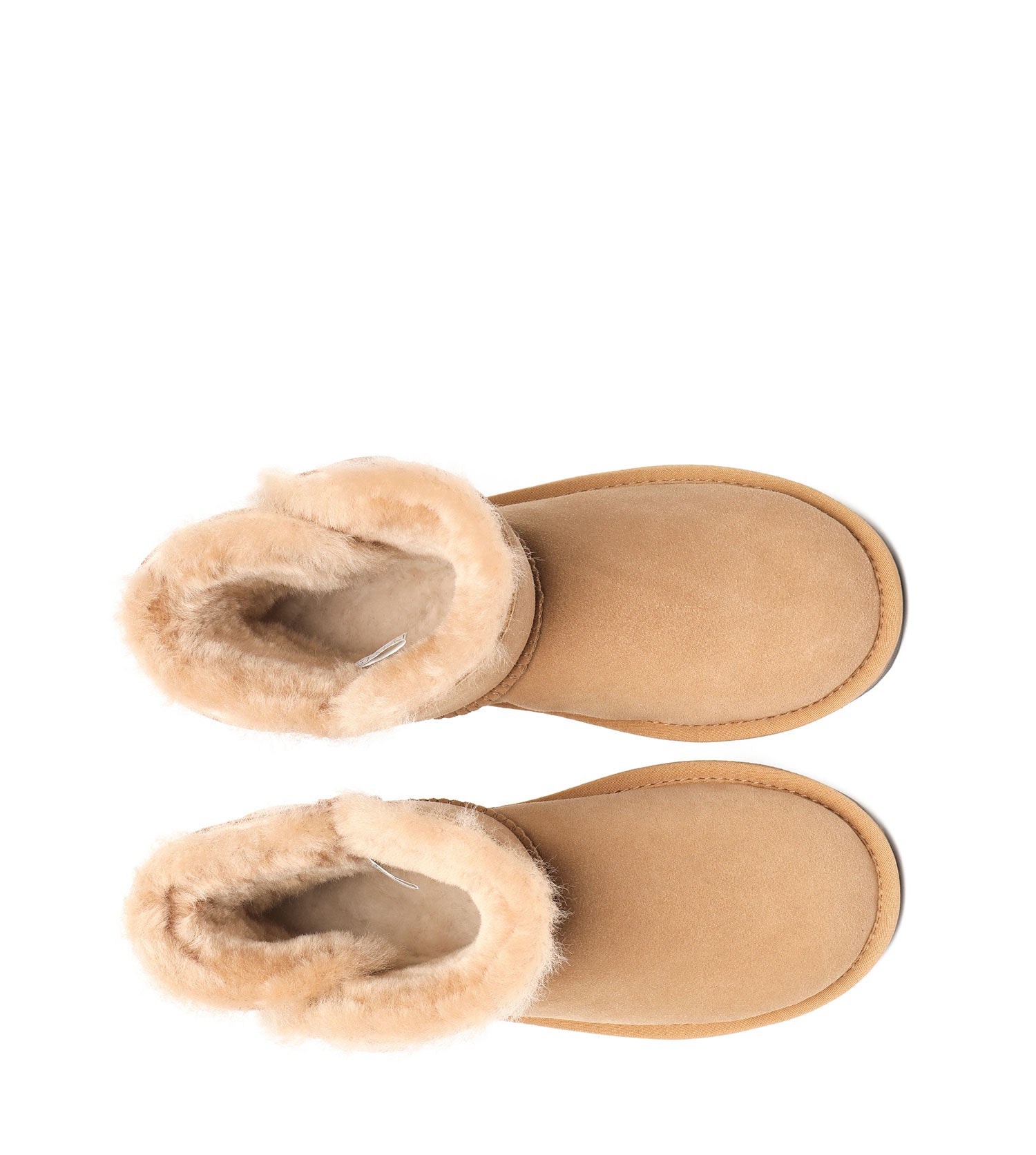 TARRAMARRA UGG Sheepskin Wool Mini Button Plus-Boots-PEROZ Accessories