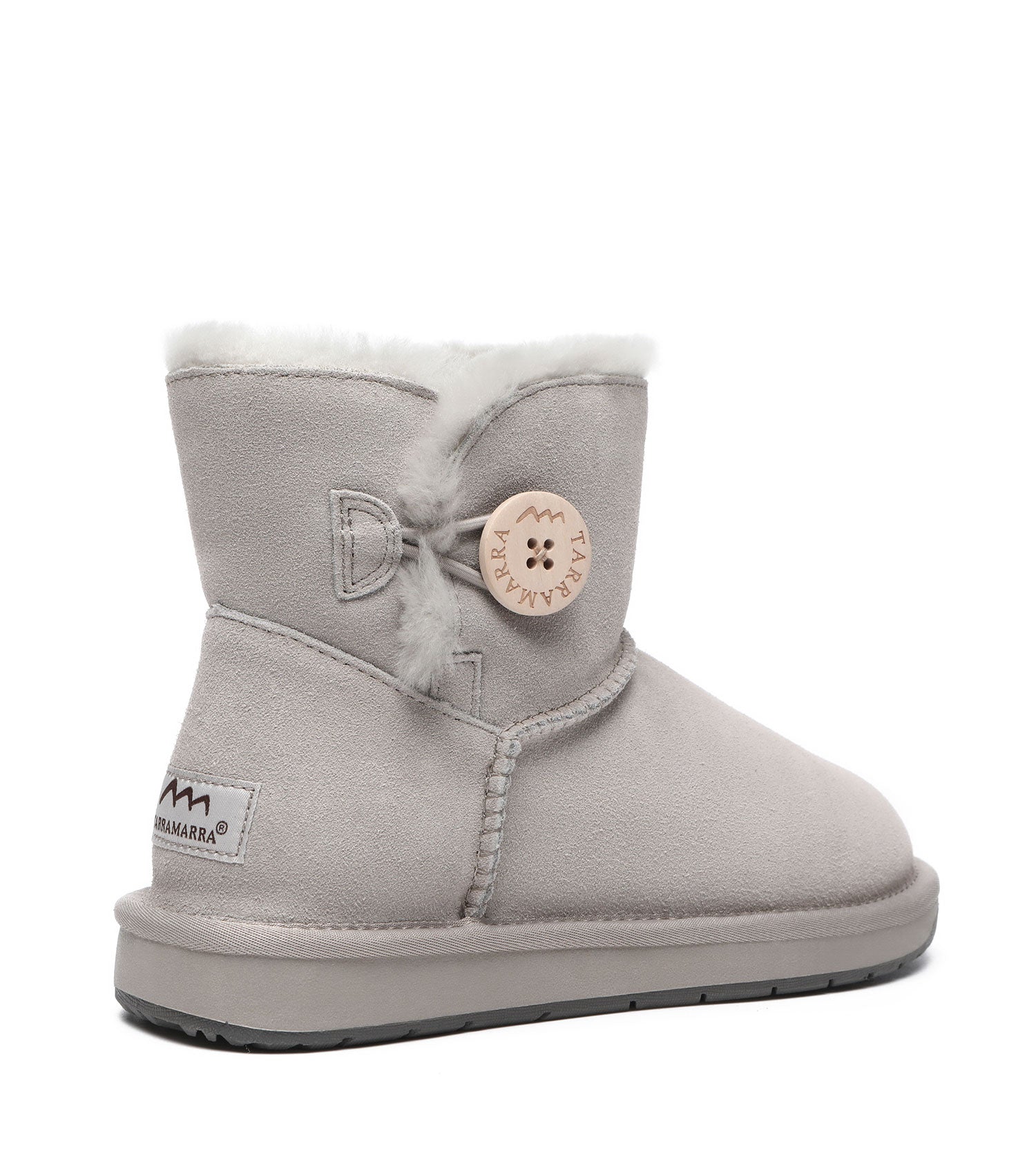 TARRAMARRA UGG Sheepskin Wool Mini Button Plus-Boots-PEROZ Accessories