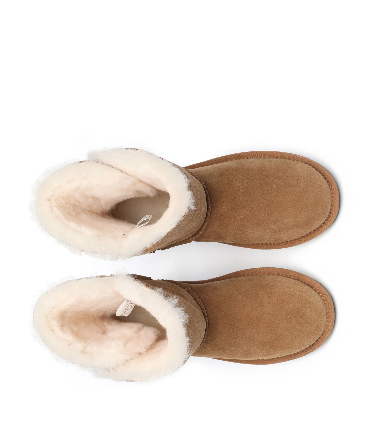 TARRAMARRA Sheepskin Wool Short Button Plus UGG BOOTS-Boots-PEROZ Accessories