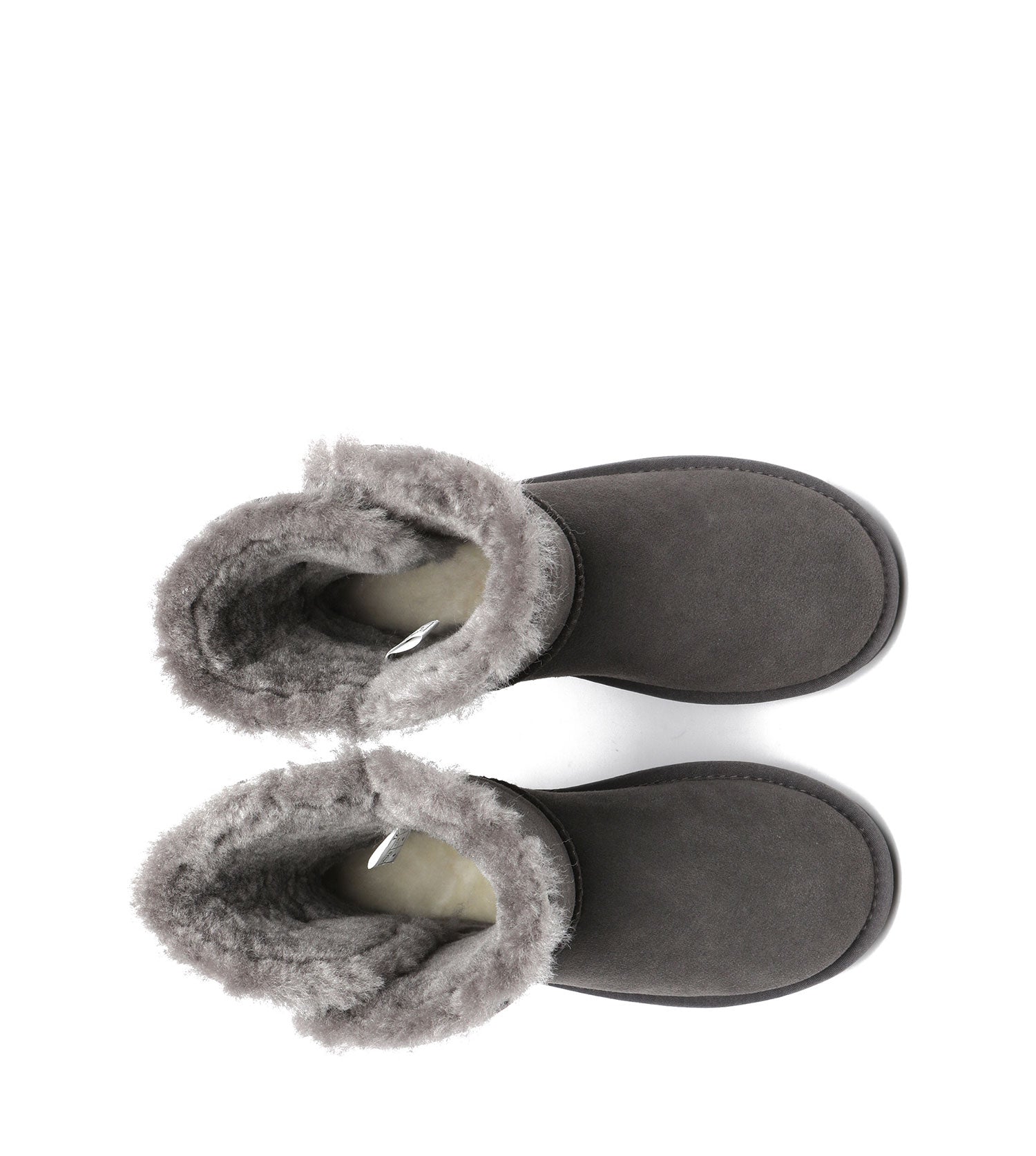 TARRAMARRA Sheepskin Wool Short Button Plus UGG BOOTS-Boots-PEROZ Accessories
