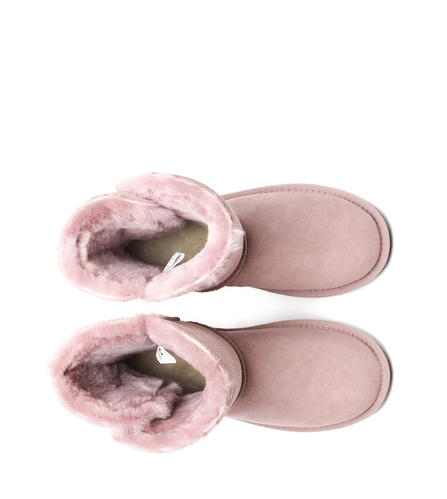 TARRAMARRA Sheepskin Wool Short Button Plus UGG BOOTS-Boots-PEROZ Accessories