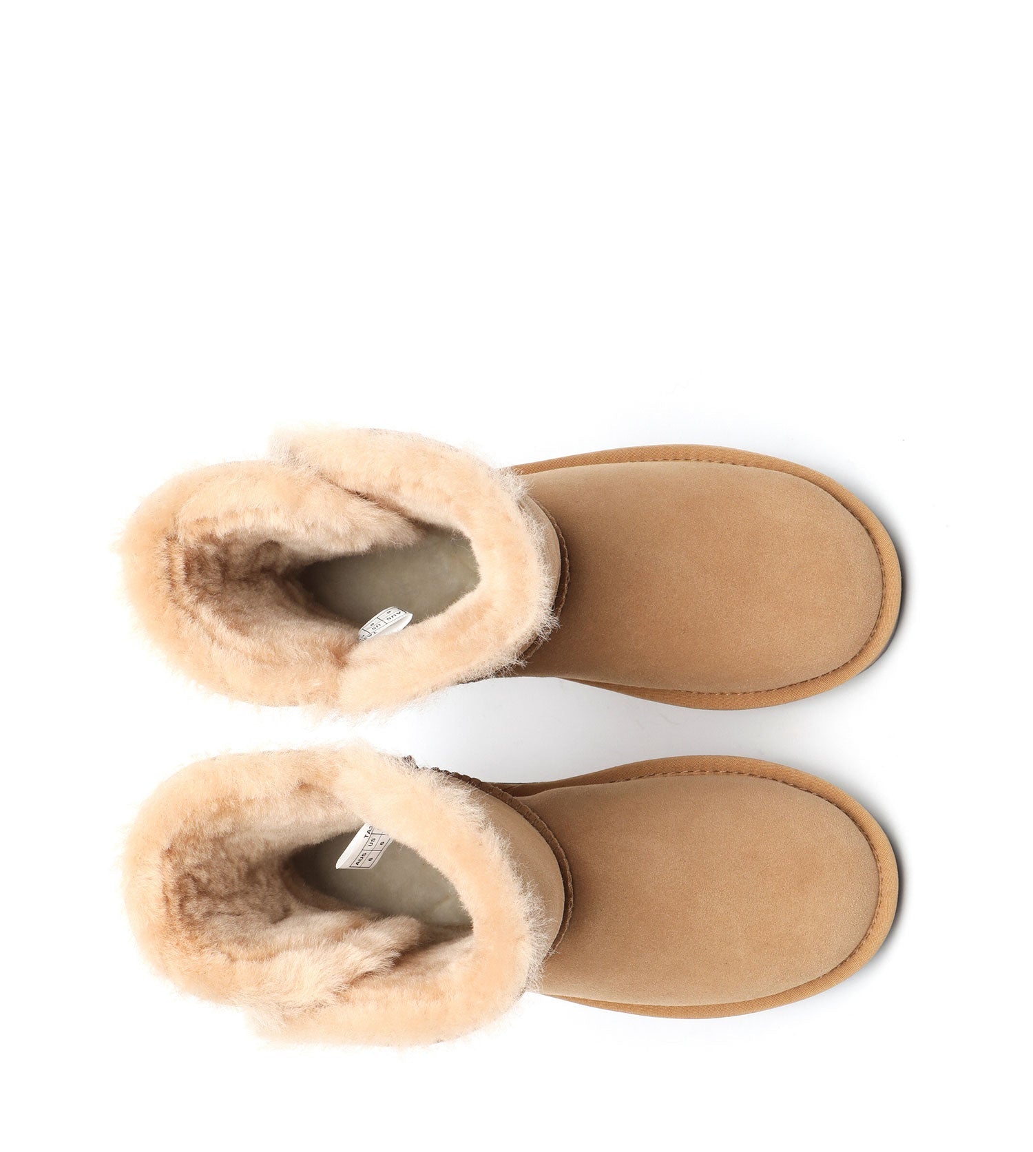 TARRAMARRA Sheepskin Wool Short Button Plus UGG BOOTS-Boots-PEROZ Accessories