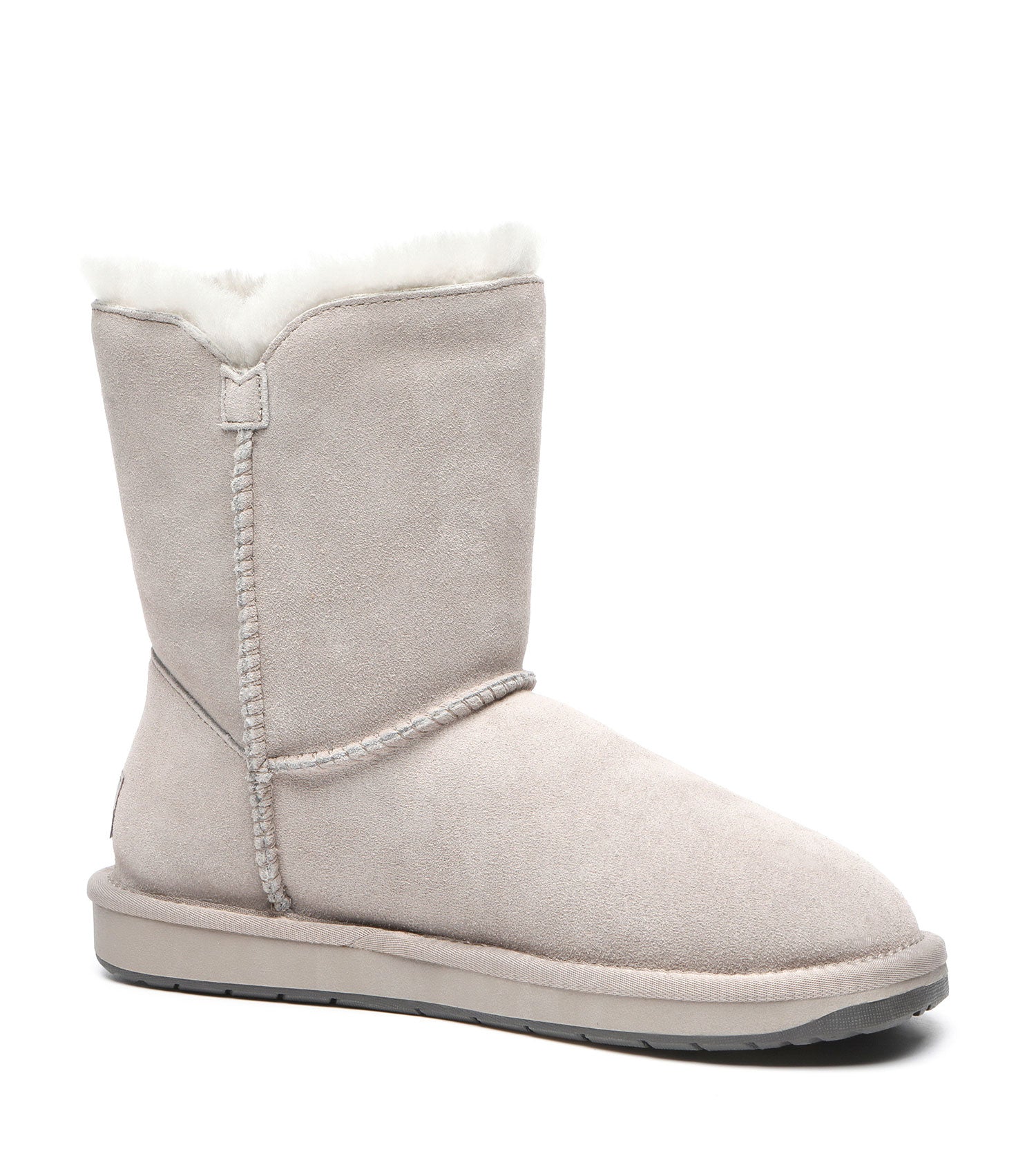 TARRAMARRA Sheepskin Wool Short Button Plus UGG BOOTS-Boots-PEROZ Accessories