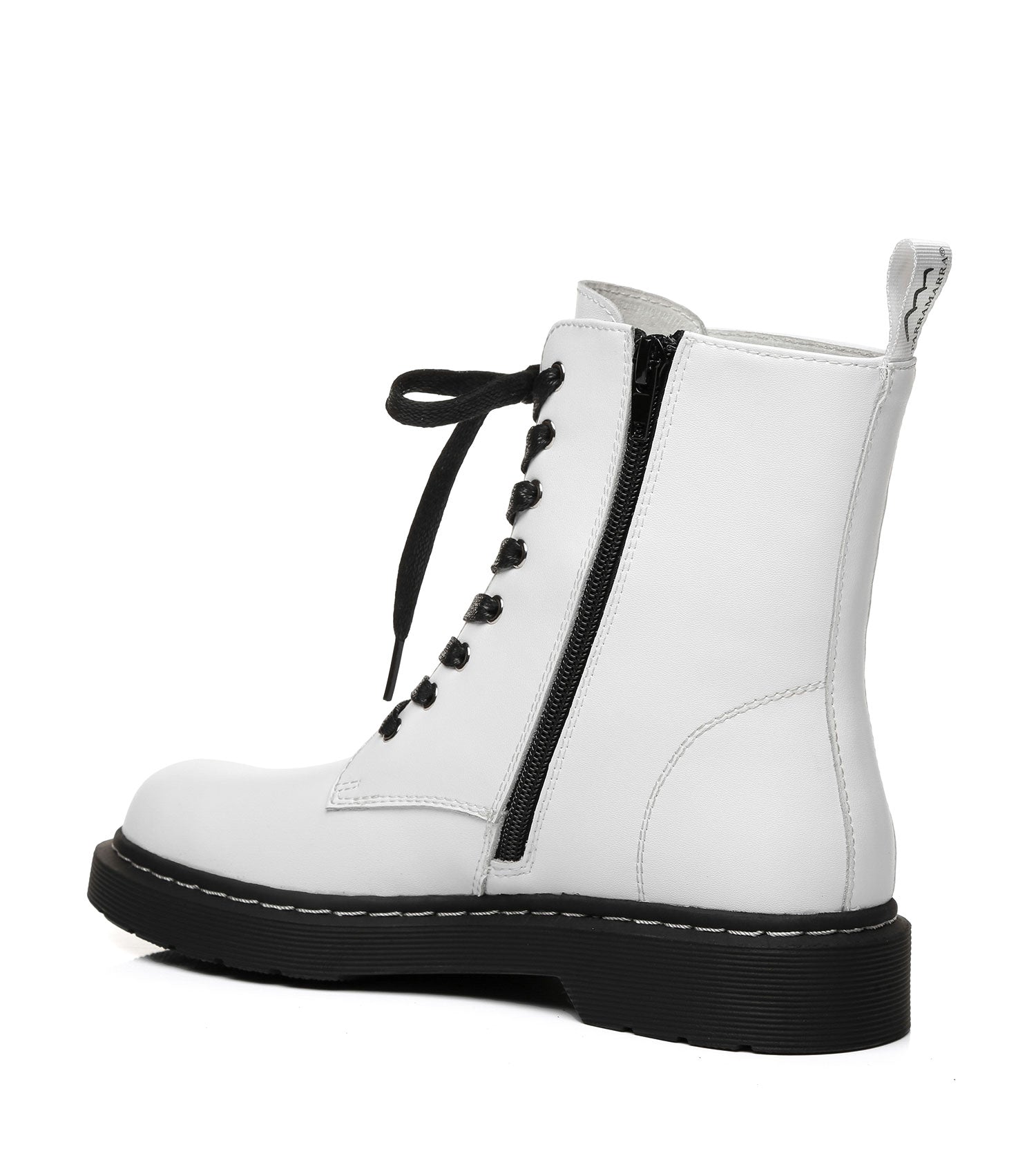 TARRAMARRA Tessa Women Chunky Leather Boots High Top Lace Up-Boots-PEROZ Accessories