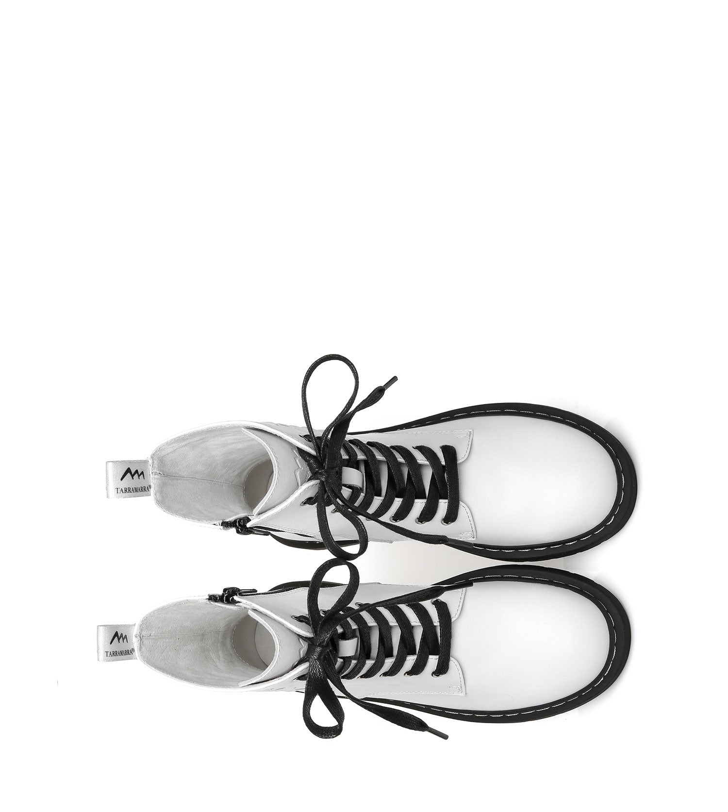 TARRAMARRA Tessa Women Chunky Leather Boots High Top Lace Up-Boots-PEROZ Accessories