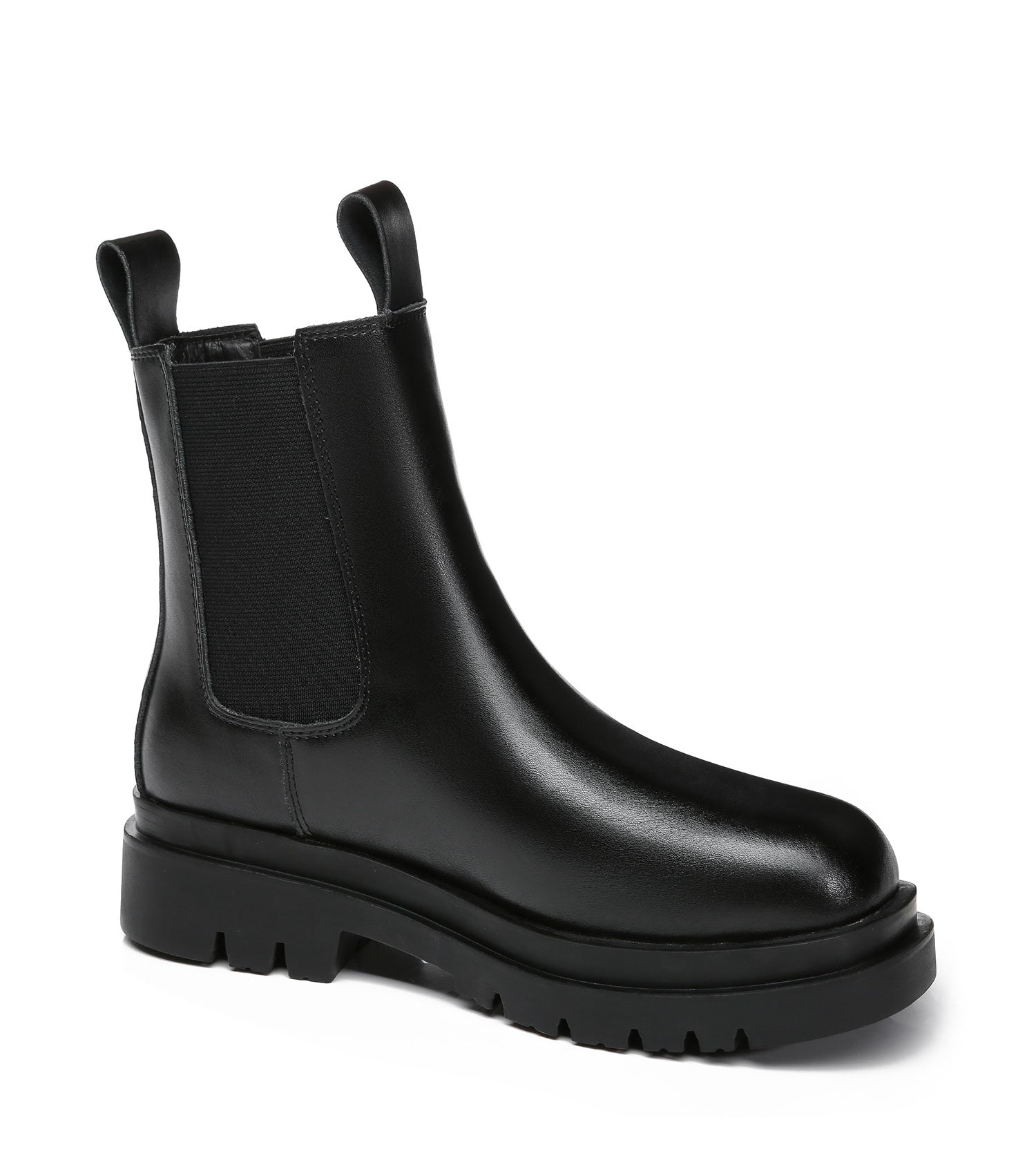 TARRAMARRA Vaneta Women Black Boots Sheepskin Wool Lining-Boots-PEROZ Accessories