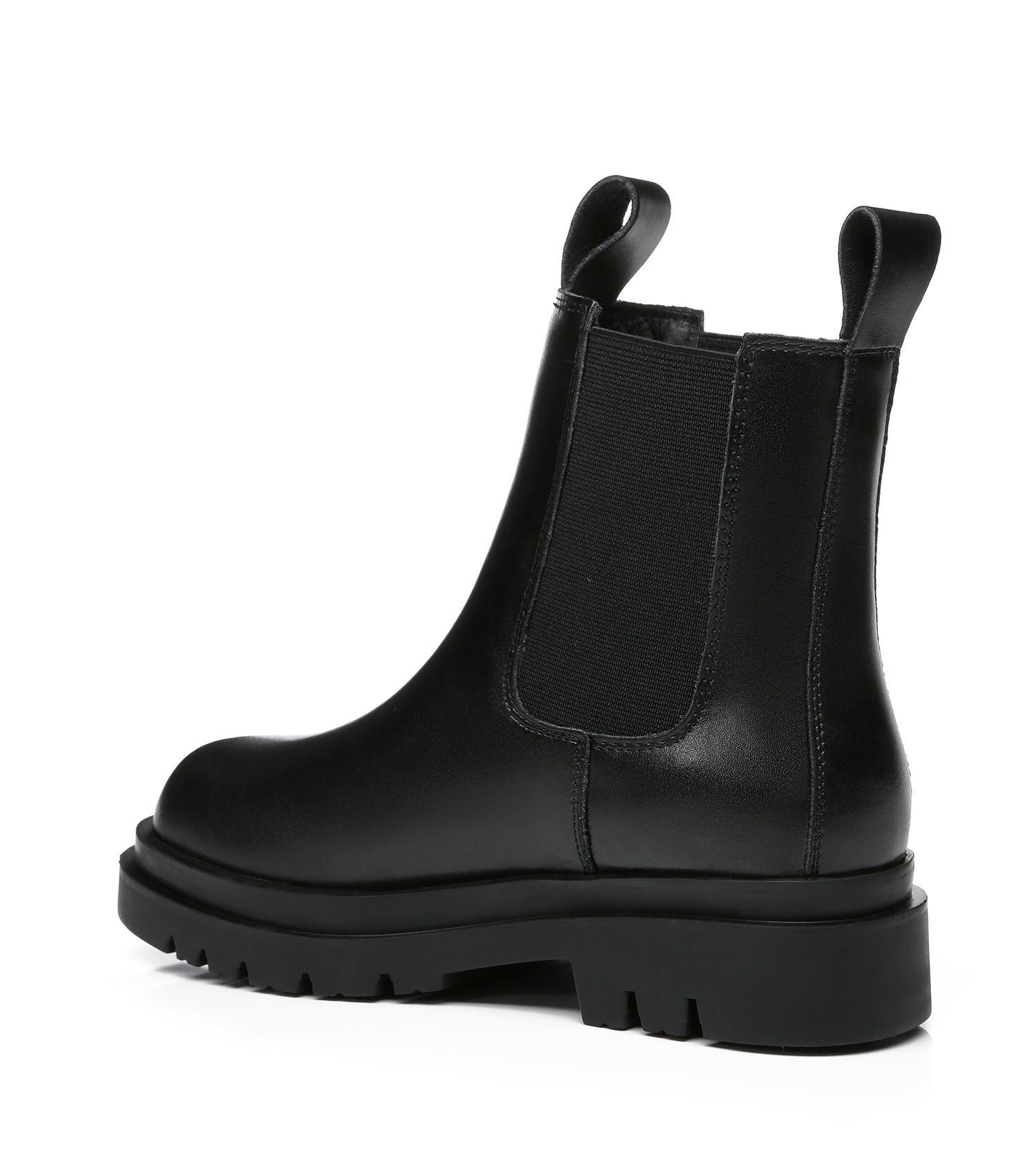 TARRAMARRA Vaneta Women Black Boots Sheepskin Wool Lining-Boots-PEROZ Accessories