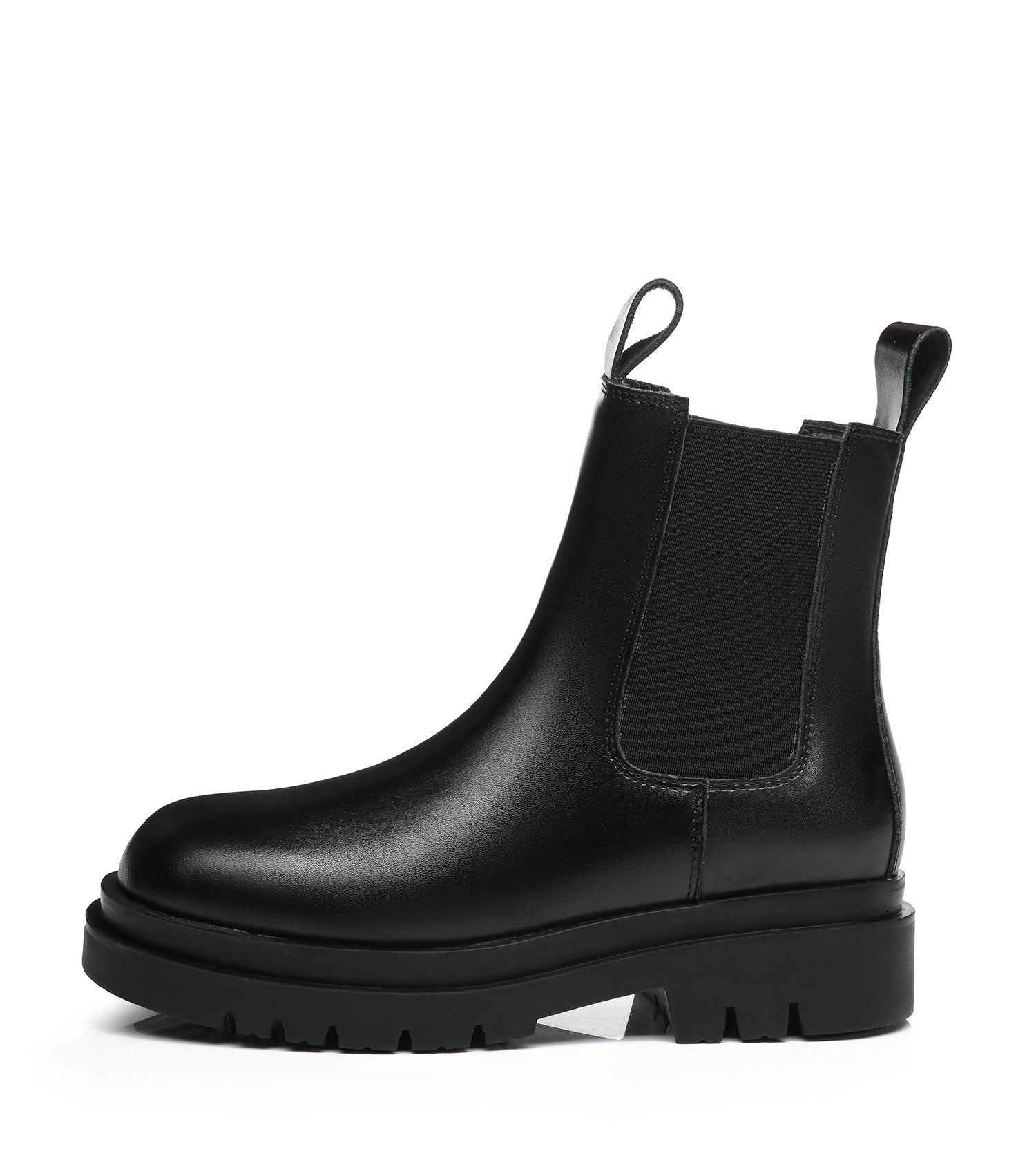 TARRAMARRA Vaneta Women Black Boots Sheepskin Wool Lining-Boots-PEROZ Accessories