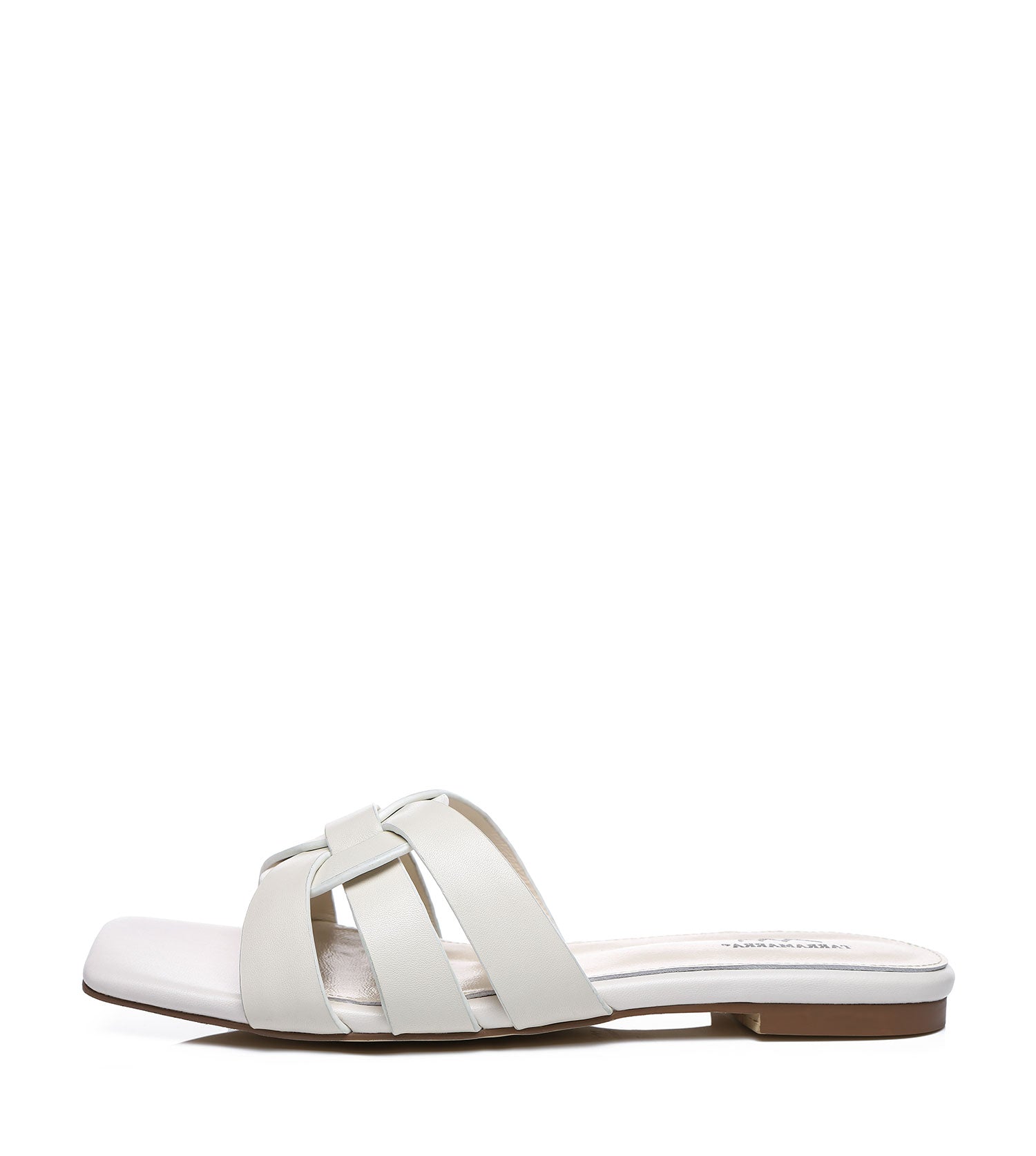 TARRAMARRA Leather Woven Flat Slides Women Jennifer-Slides-PEROZ Accessories