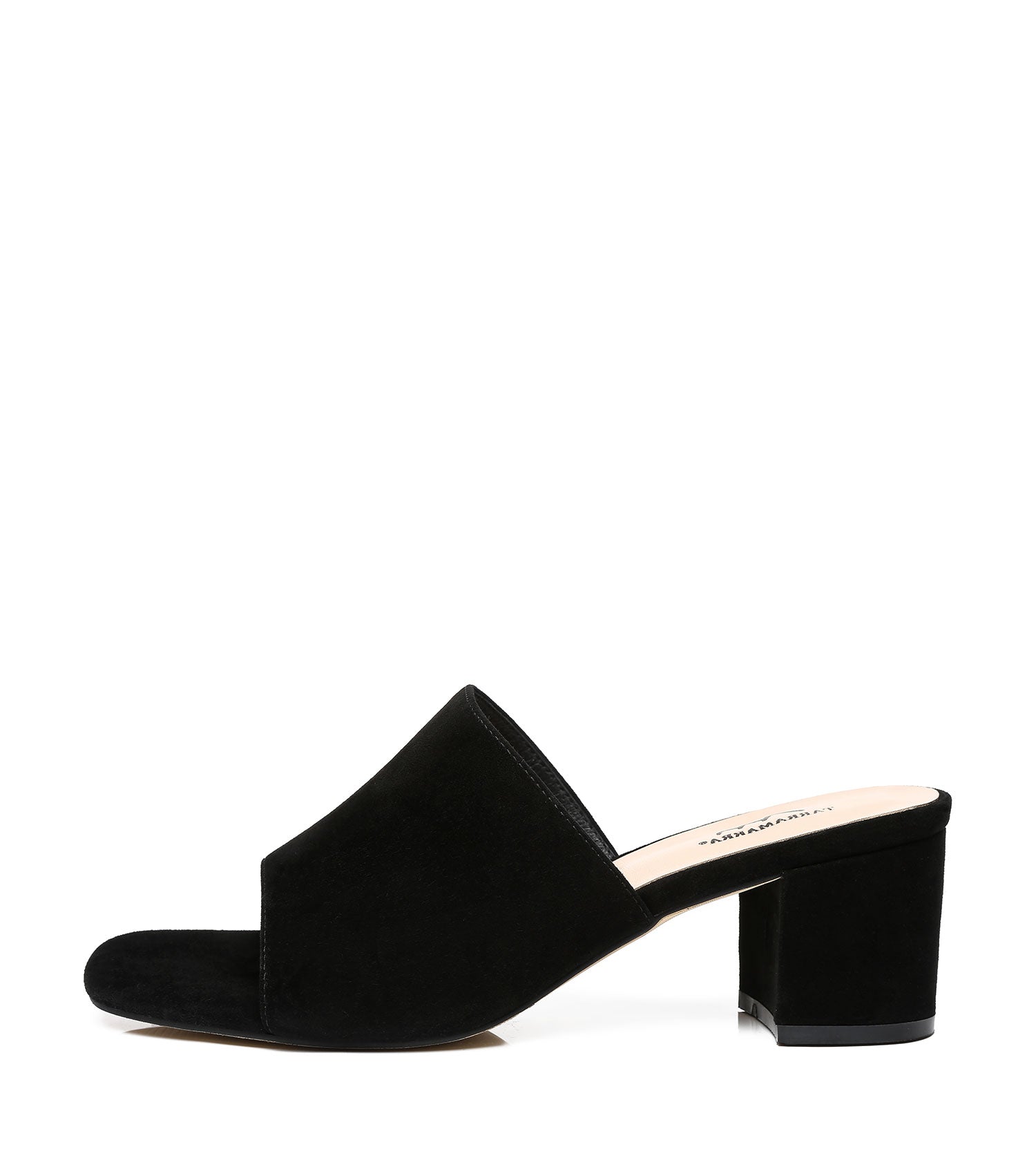 TARRAMARRA Suede Block Heel Mule Women Tilda-Heels-PEROZ Accessories