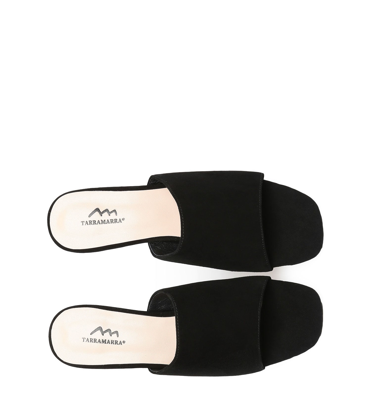 TARRAMARRA Suede Block Heel Mule Women Tilda-Heels-PEROZ Accessories