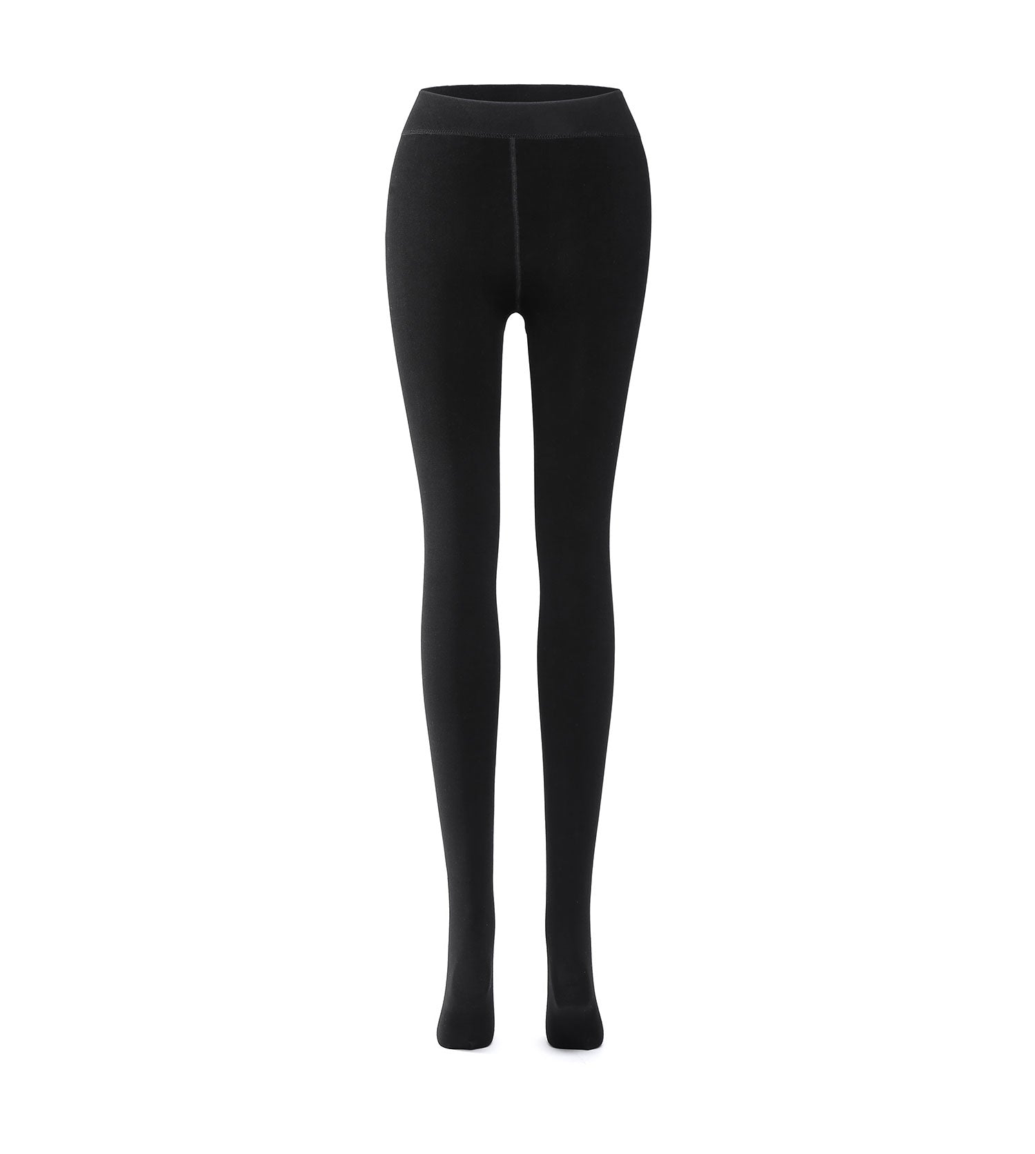TARRAMARRA Women Black Warm Leggings-Leggings-PEROZ Accessories