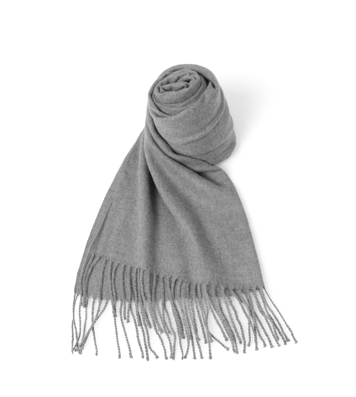 TARRAMARRA 4 Colors Wool Blend Nonnie Plain Scarf-Scarves-PEROZ Accessories