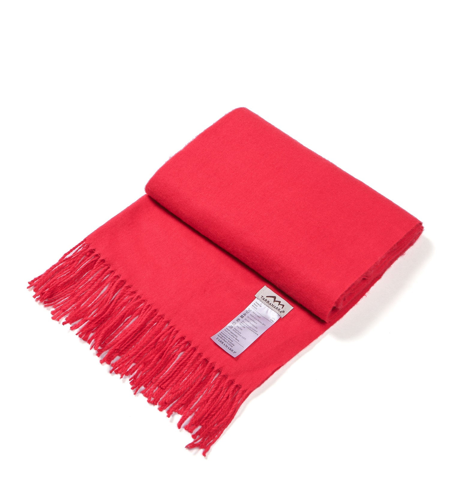 TARRAMARRA 4 Colors Wool Blend Nonnie Plain Scarf-Scarves-PEROZ Accessories