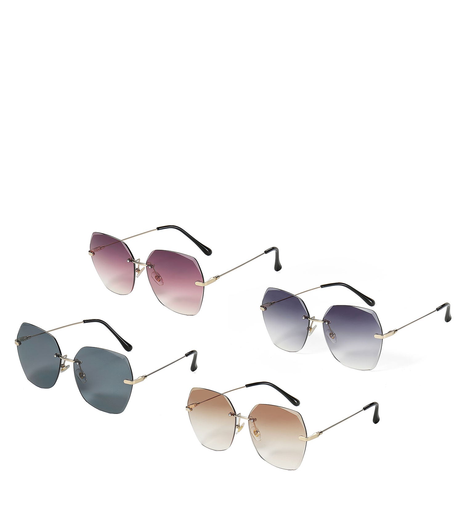 TARRAMARRA Rimless Sunglasses-Sunglasses-PEROZ Accessories