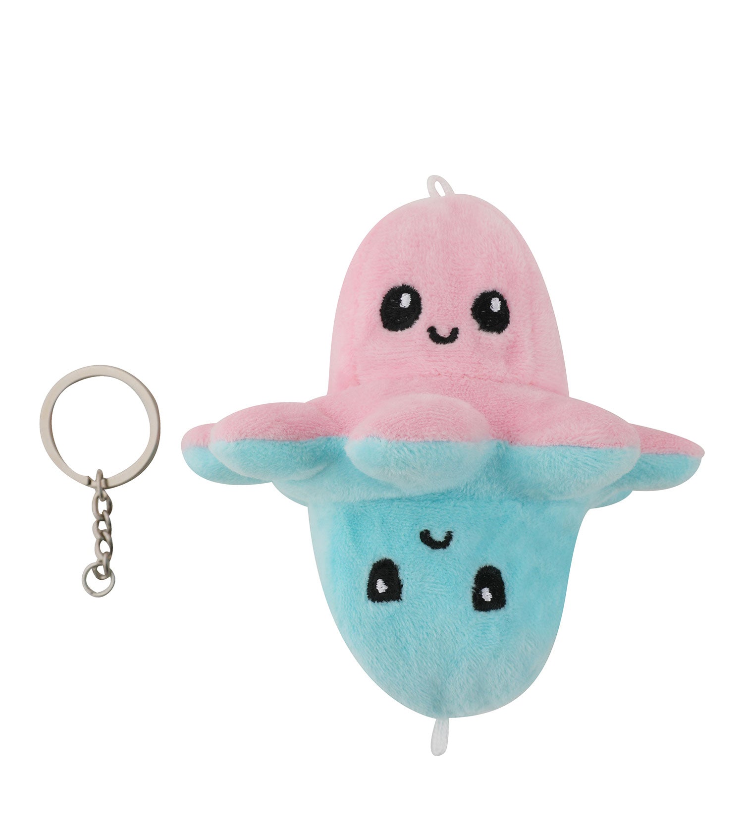 TARRAMARRA Flip Octopus Plush Key Chain Small-Keychains-PEROZ Accessories