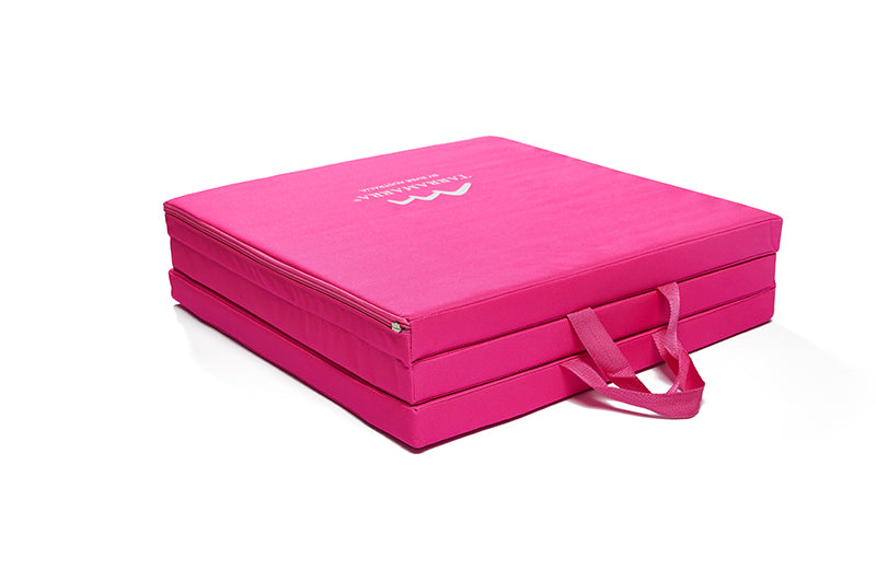 TARRAMARRA Tri-Fold Folding Exercise Floor Mat 180X60 cm with Carrying Handles-Stretch & Exercise Mats-PEROZ Accessories