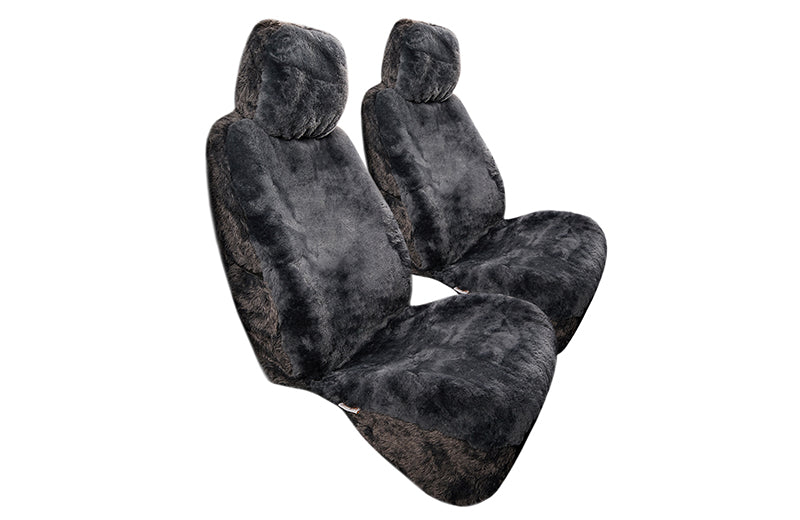 TARRAMARRA Sheepskin Car Seat Covers Tarramara Twin Pack-Seat Covers & Mats-PEROZ Accessories