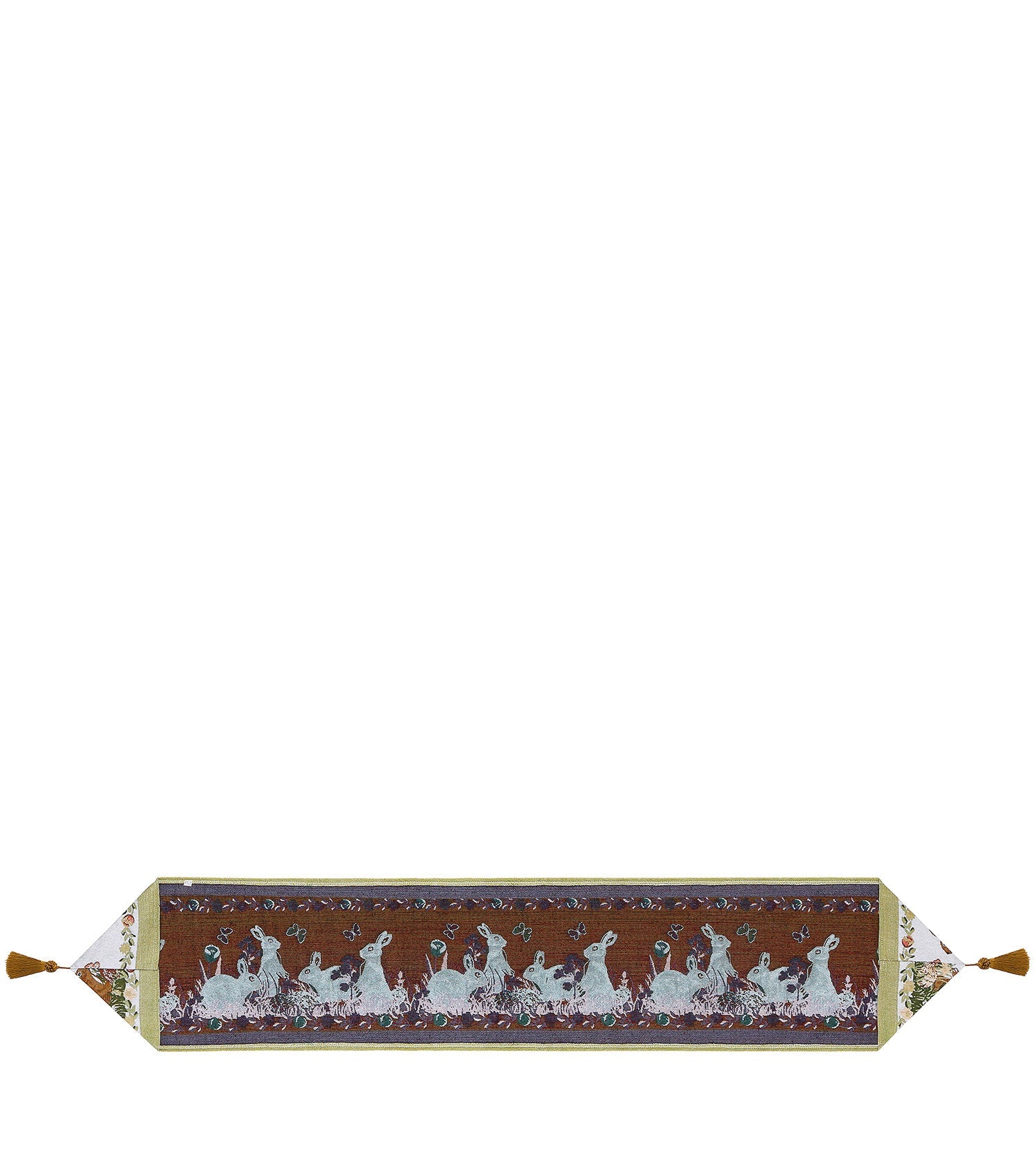 TARRAMARRA Jacquard Bunny Table Runner 180x33cm-Table Runners-PEROZ Accessories
