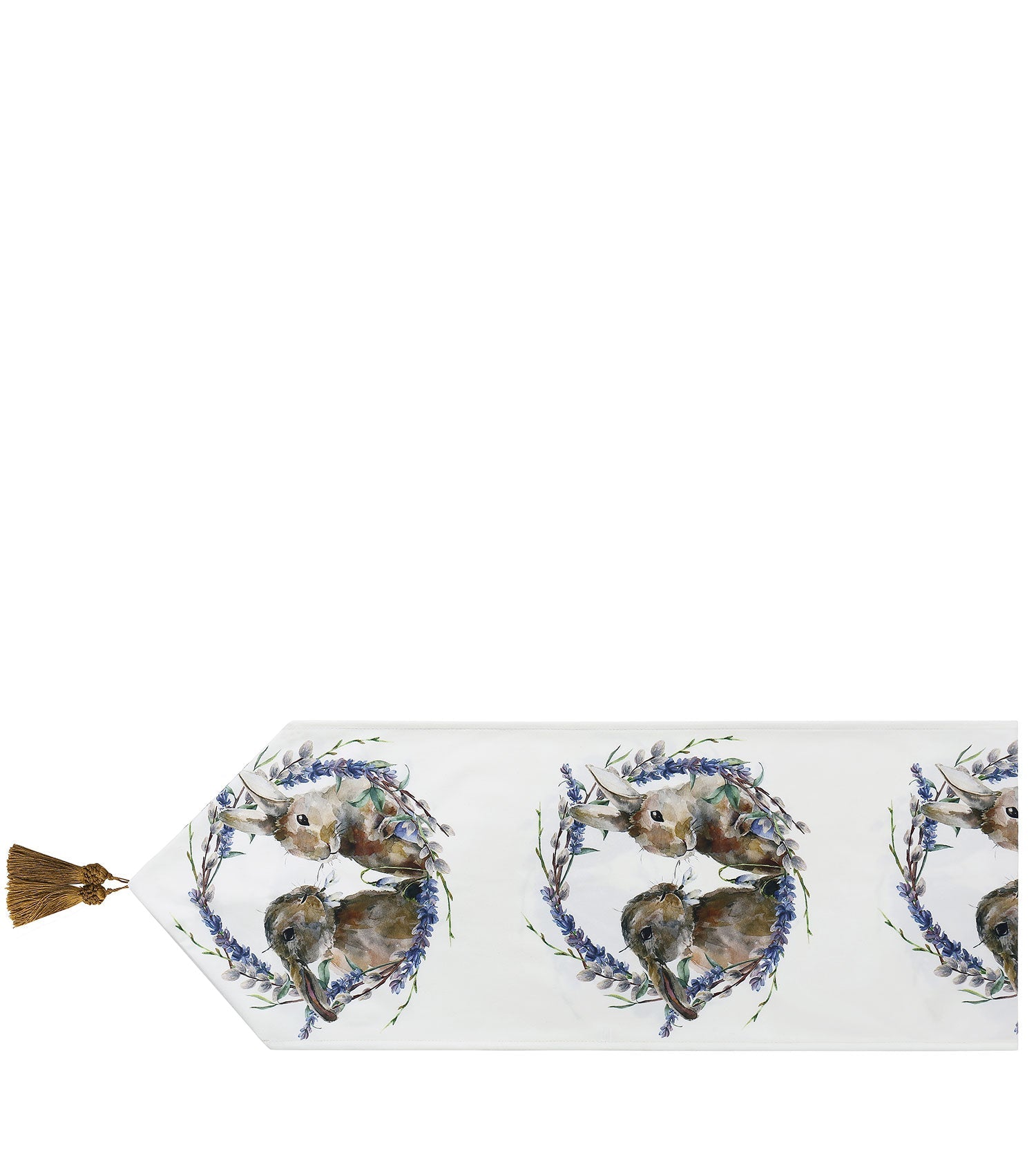 TARRAMARRA Flannel Bunny Table Runner 180x33cm-Table Runners-PEROZ Accessories