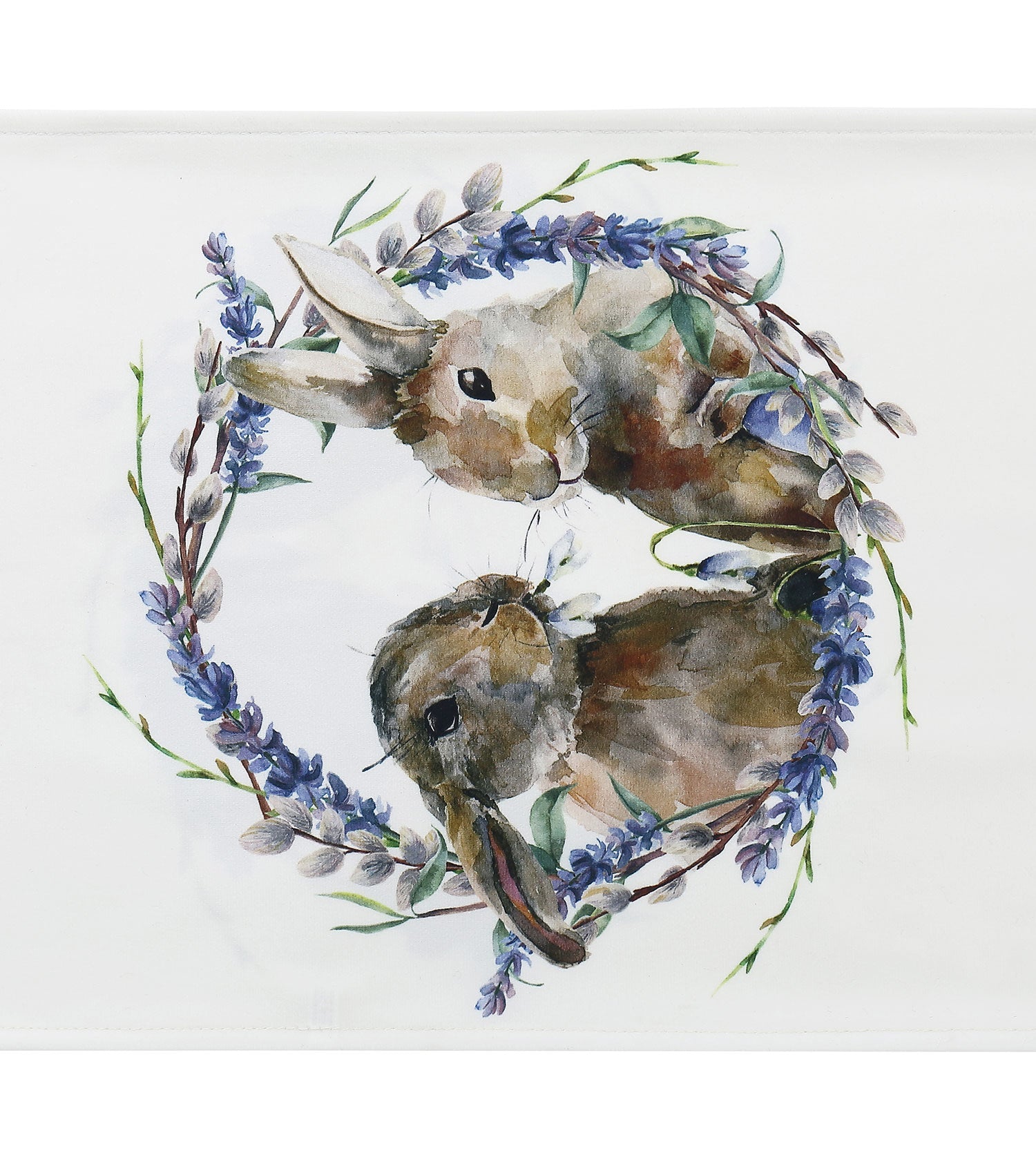 TARRAMARRA Flannel Bunny Table Runner 180x33cm-Table Runners-PEROZ Accessories