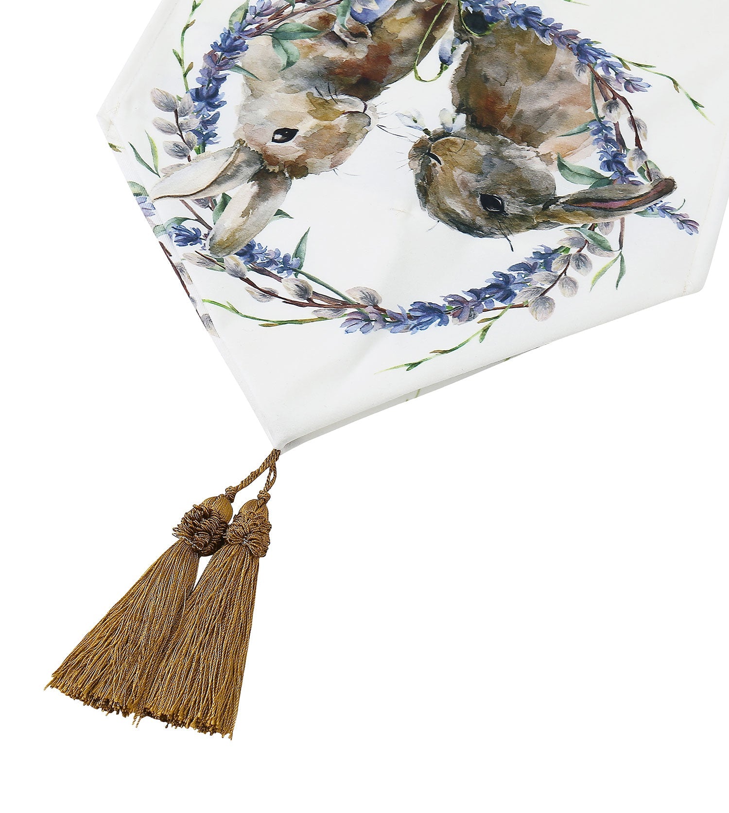 TARRAMARRA Flannel Bunny Table Runner 180x33cm-Table Runners-PEROZ Accessories