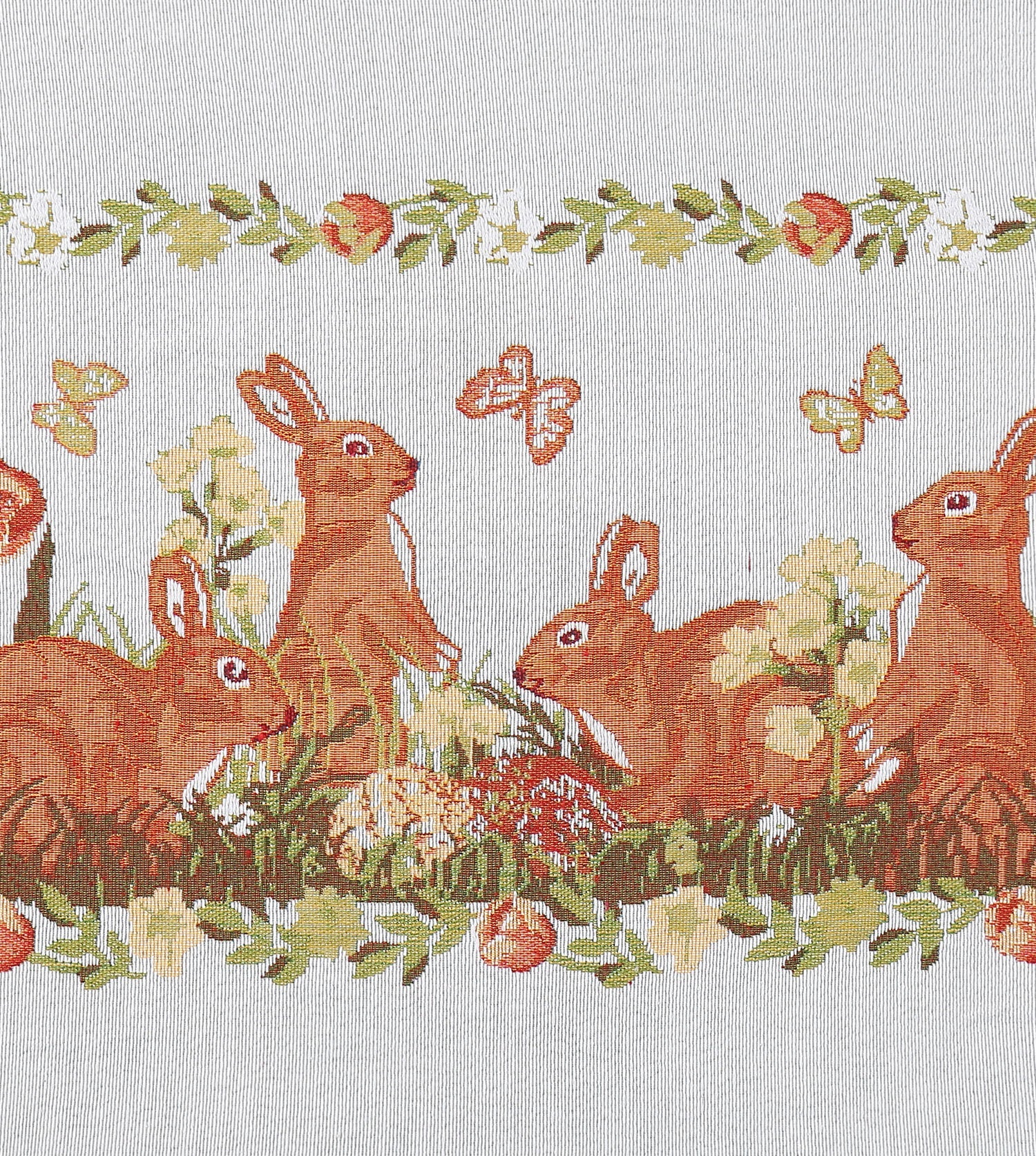 TARRAMARRA Jacquard Bunny Cushion 44x44cm-Chair & Sofa Cushions-PEROZ Accessories