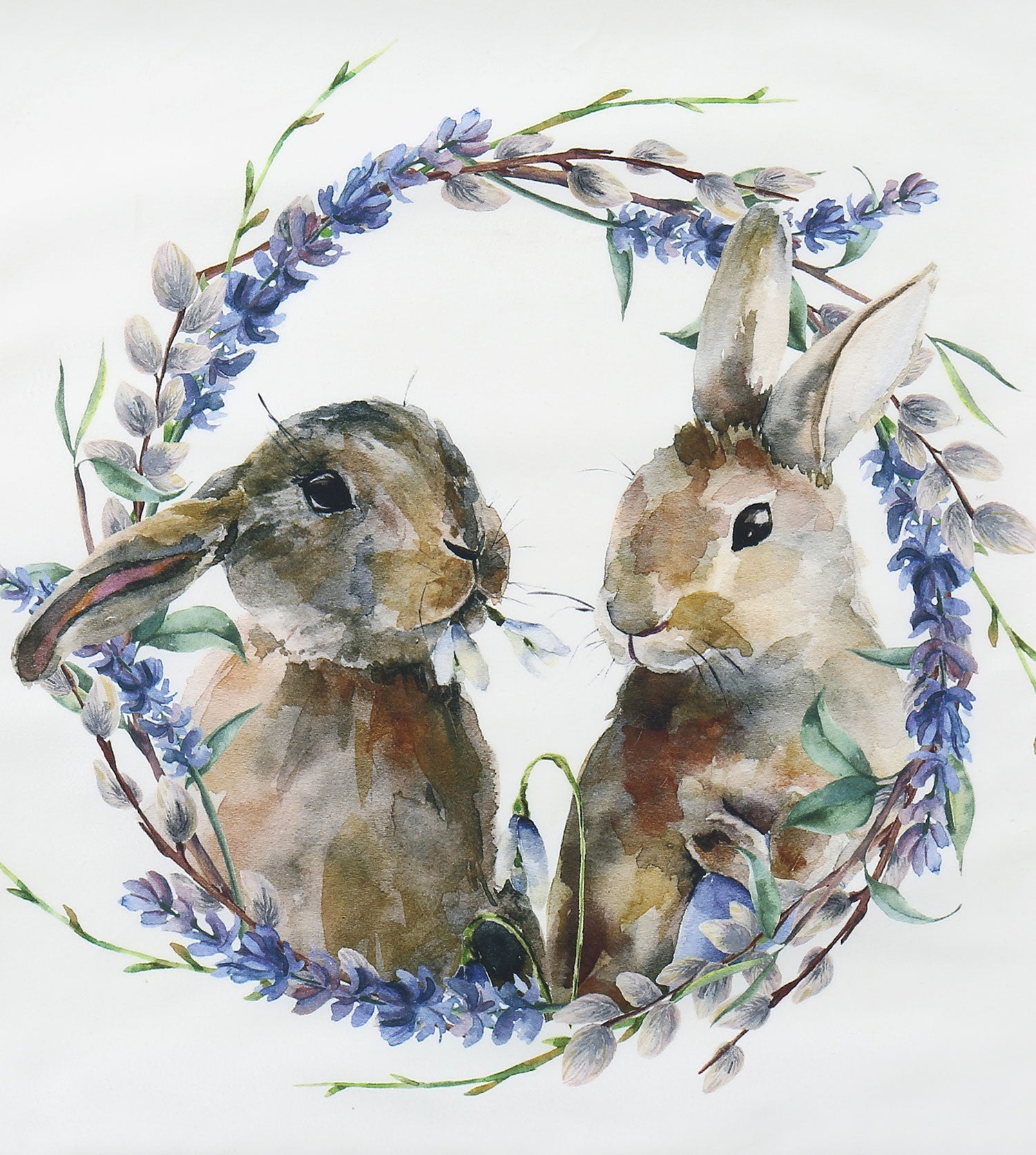 TARRAMARRA Flannel Bunny Cushion 44x44cm-Cushions-PEROZ Accessories