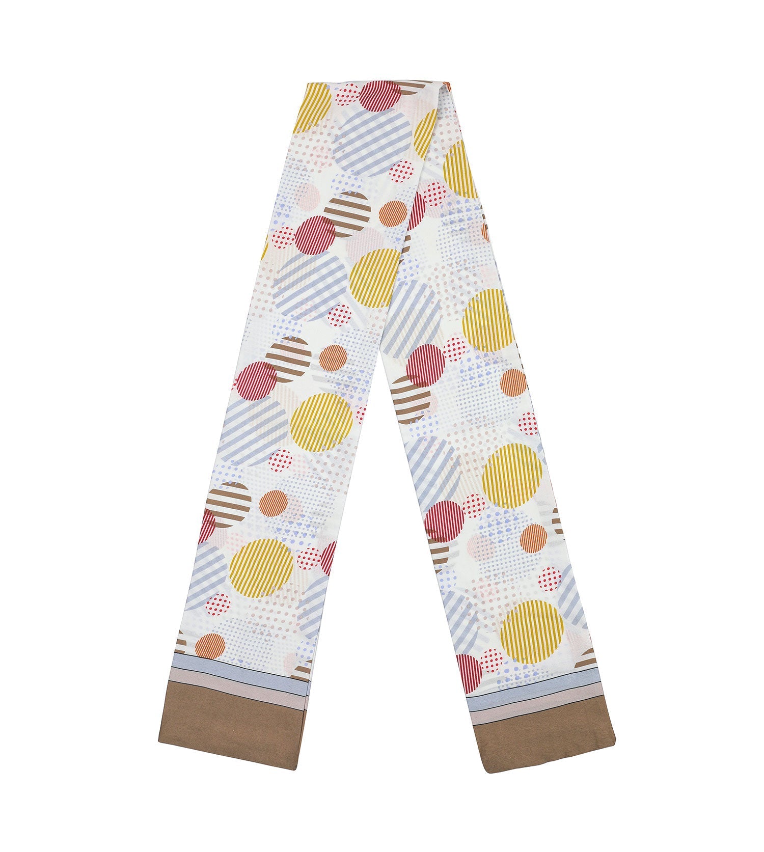 TARRAMARRA Printed Long Rayon Silk Scarf Multiple Patterns And Colours-Scarves-PEROZ Accessories