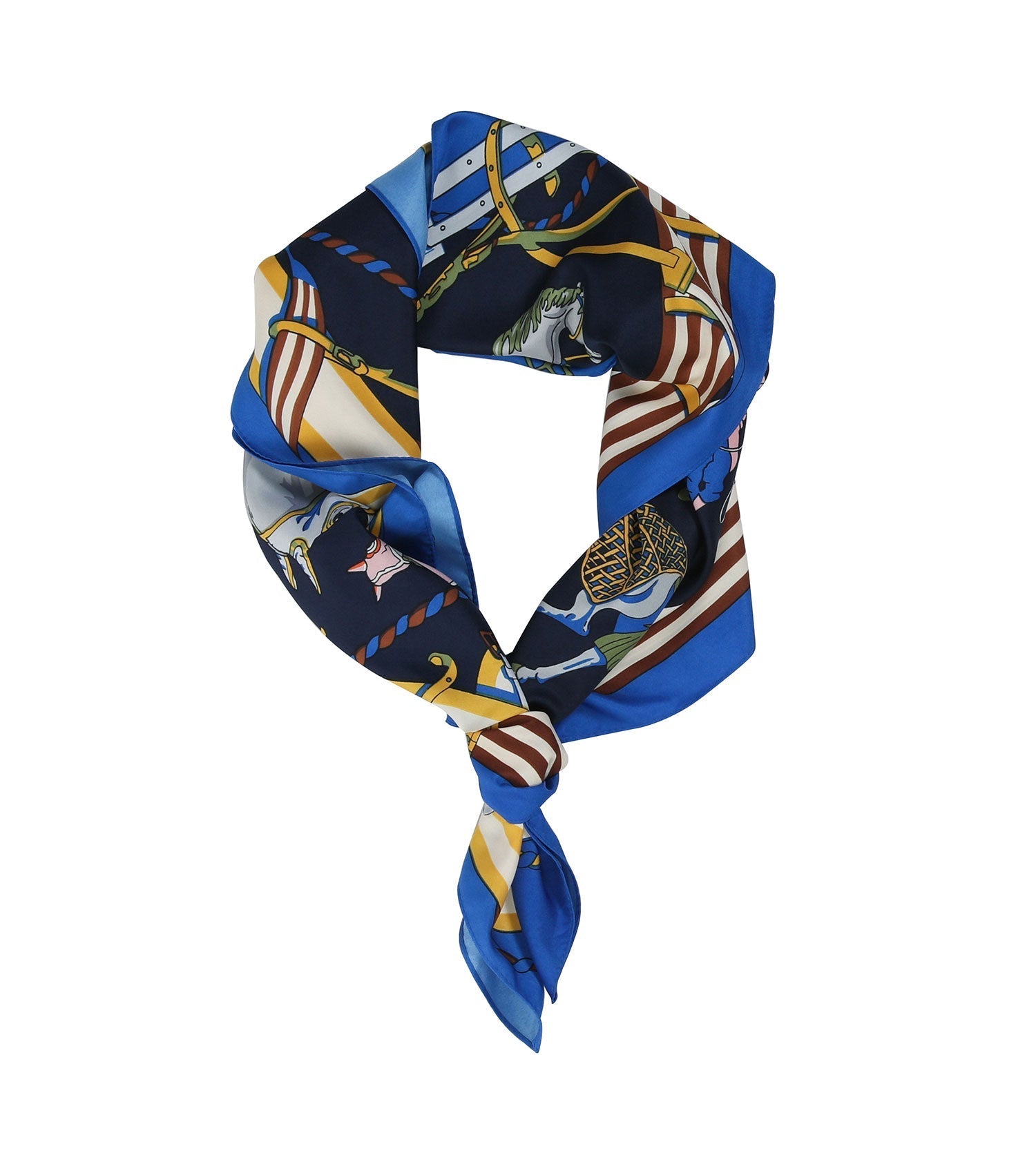 TARRAMARRA Printed Square Rayon Silk Scarf Multiple Patterns And Colours-Scarves-PEROZ Accessories