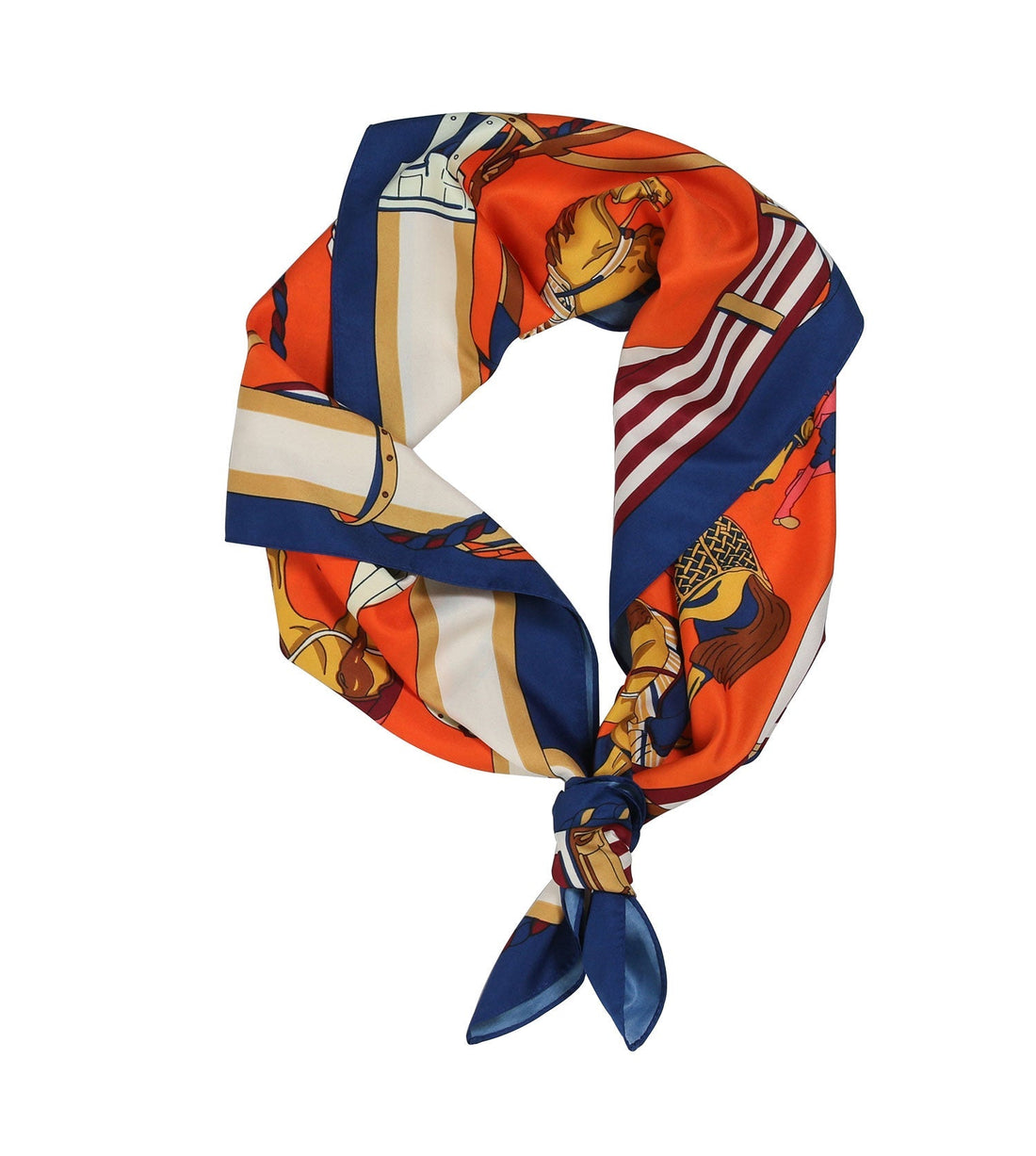 TARRAMARRA Printed Square Rayon Silk Scarf Multiple Patterns And Colours-Scarves-PEROZ Accessories