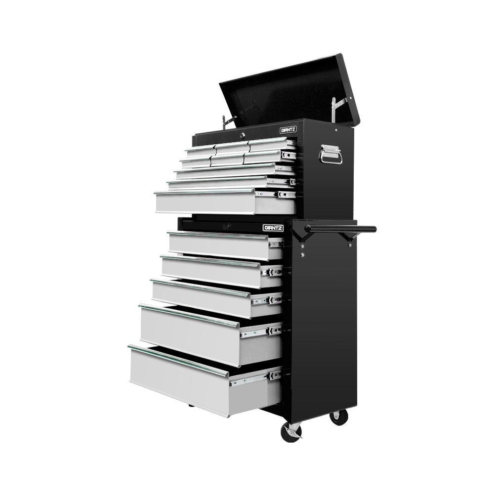 Giantz 14 Drawers Toolbox Chest Cabinet Mechanic Trolley Garage Tool Storage Box-Tools > Tools Storage-PEROZ Accessories
