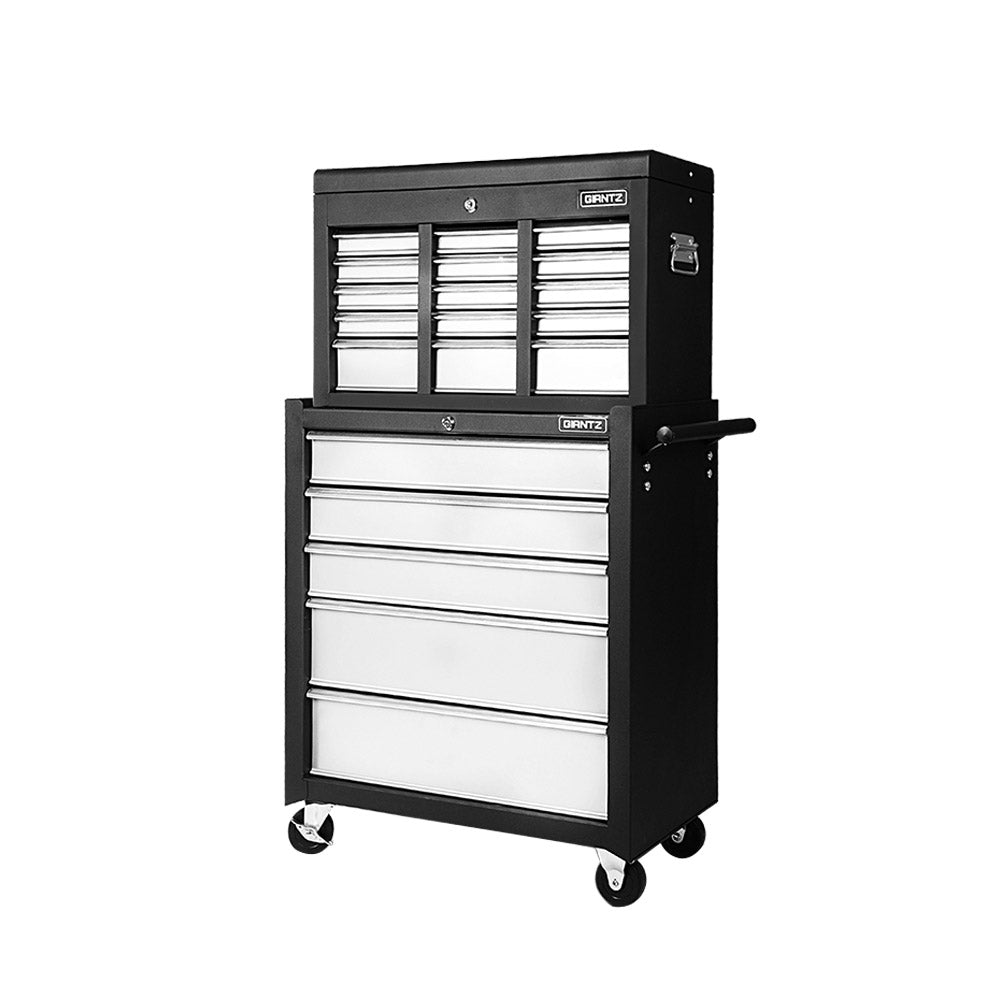 Giantz 14 Drawers Toolbox Chest Cabinet Mechanic Trolley Garage Tool Storage Box-Tools > Tools Storage-PEROZ Accessories