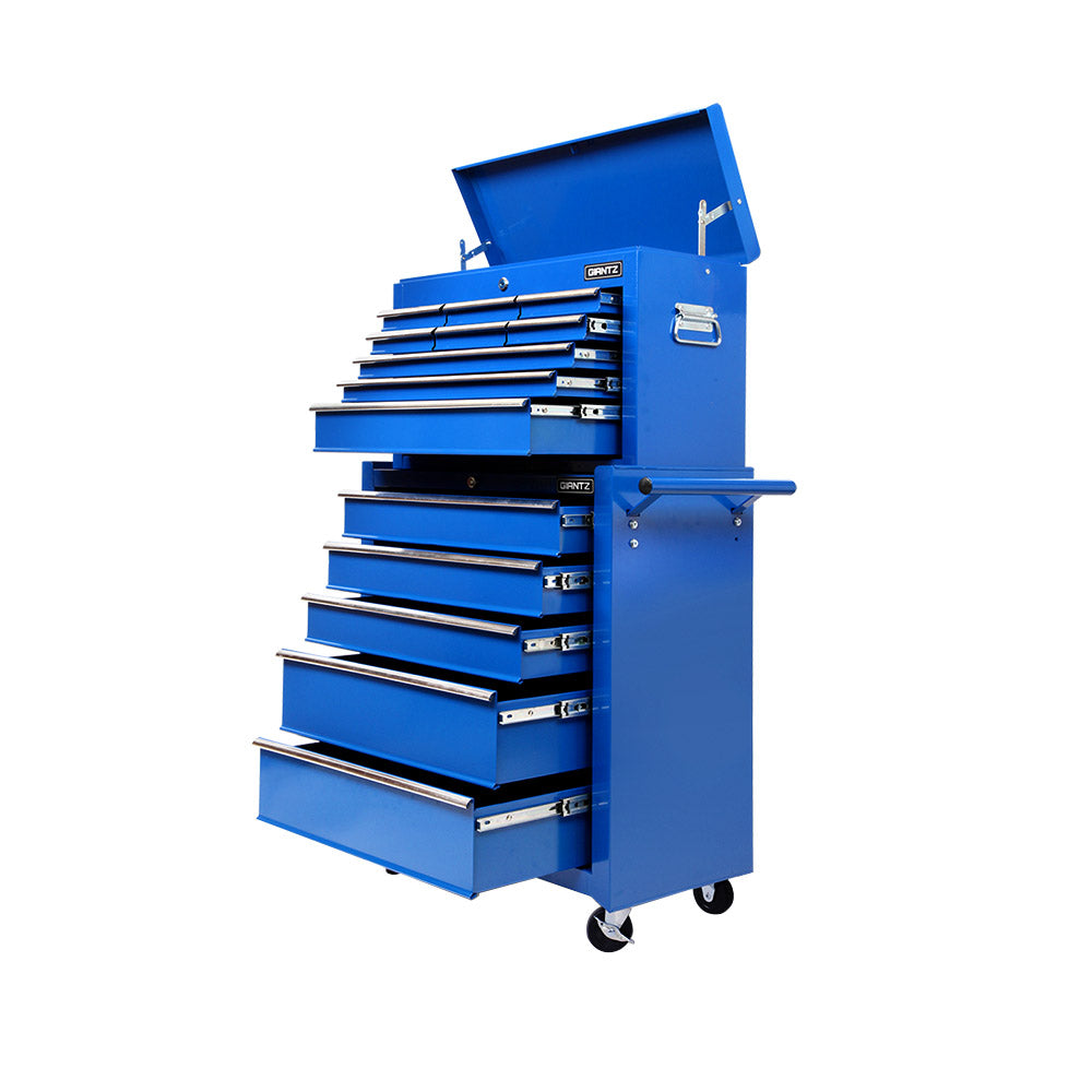 Giantz 14 Drawers Toolbox Chest Cabinet Mechanic Trolley Garage Tool Storage Box-Tools > Tools Storage-PEROZ Accessories