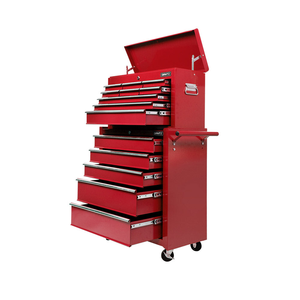 Giantz 14 Drawers Toolbox Chest Cabinet Mechanic Trolley Garage Tool Storage Box-Tools > Tools Storage-PEROZ Accessories