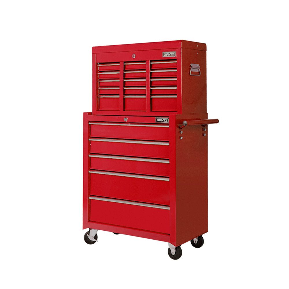 Giantz 14 Drawers Toolbox Chest Cabinet Mechanic Trolley Garage Tool Storage Box-Tools > Tools Storage-PEROZ Accessories