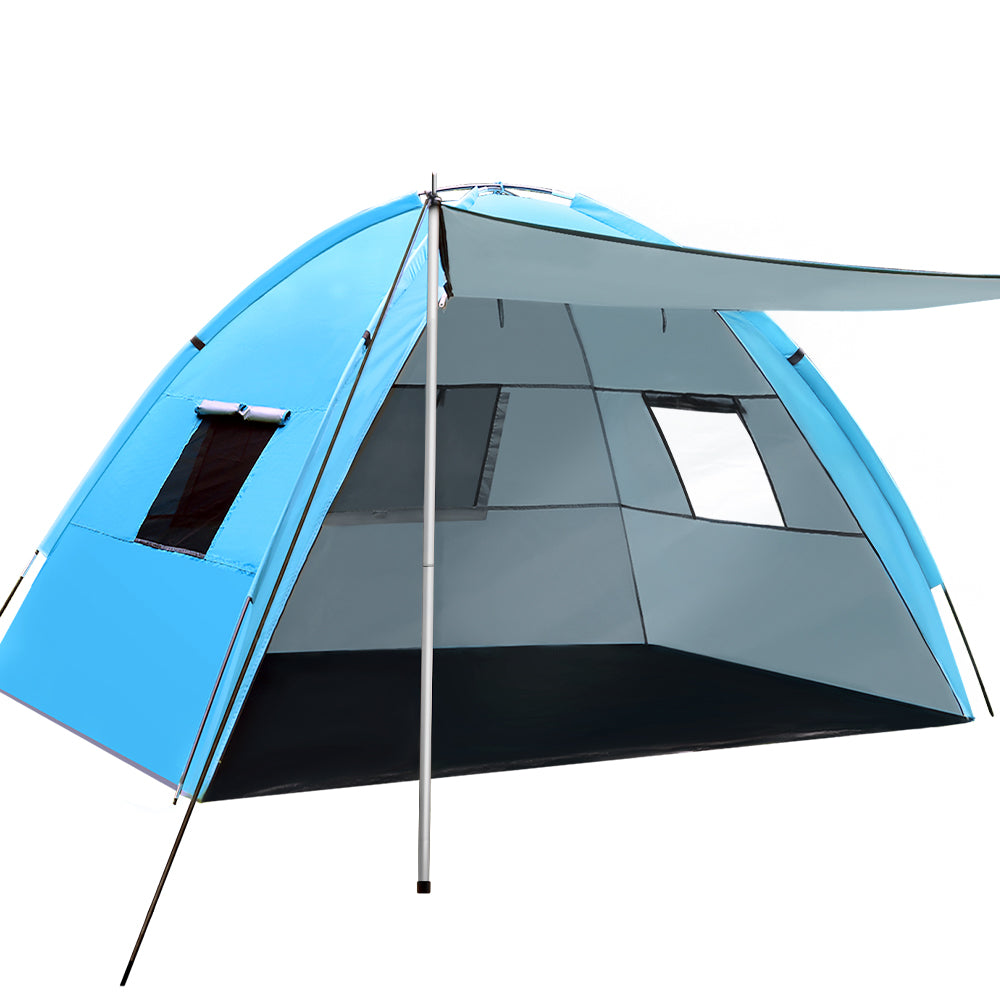 Weisshorn Camping Tent Beach Tents Hiking Sun Shade Shelter Fishing 2-4 Person-Outdoor > Camping-PEROZ Accessories