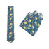 TIE + POCKET SQUARE SET. Ali Wilkinson Native Floral Print. Supplied with matching pocket square.-Ties-PEROZ Accessories