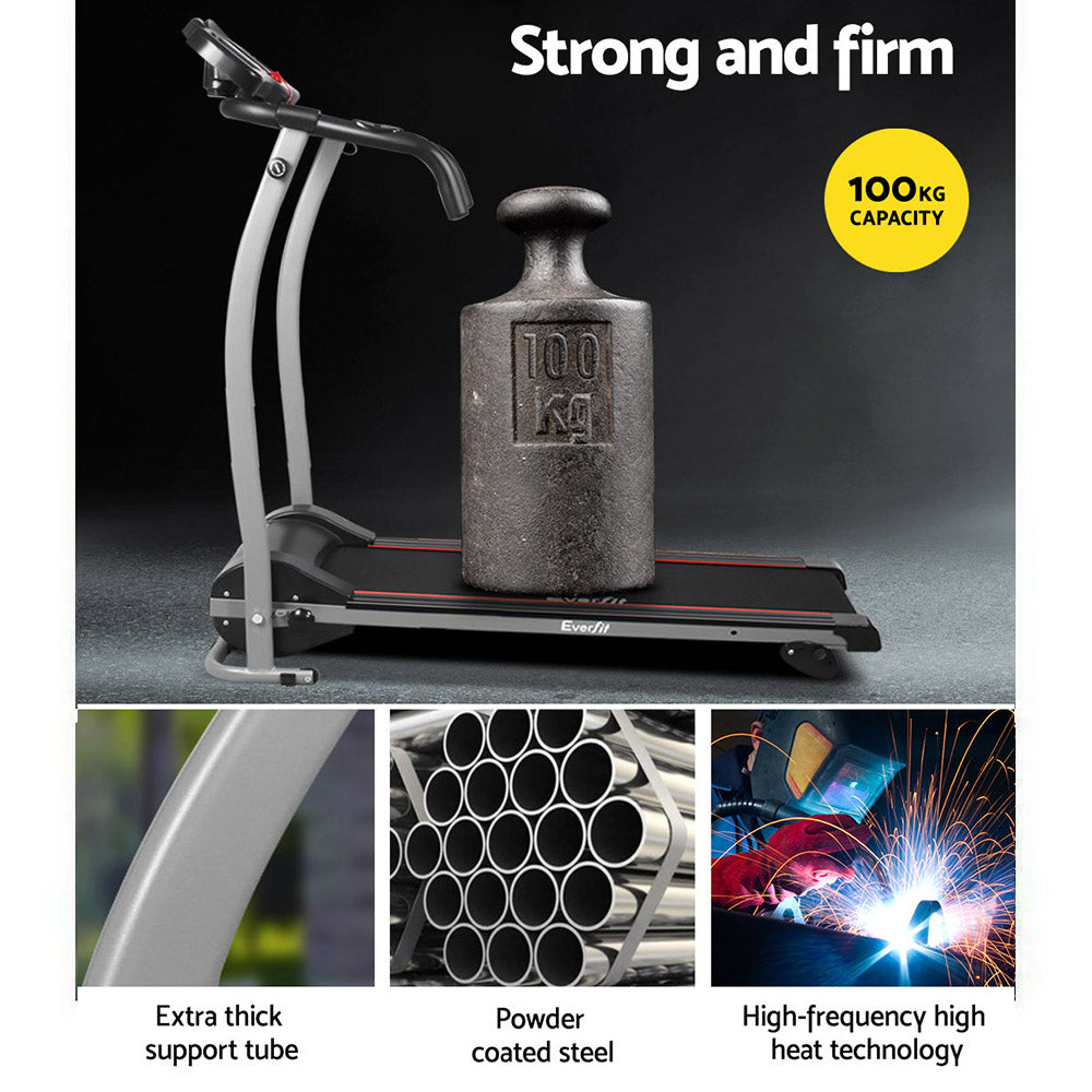 Everfit Electric Treadmill Home Gym Exercise Machine Fitness Equipment Physical 360mm-Sports & Fitness > Fitness Accessories-PEROZ Accessories