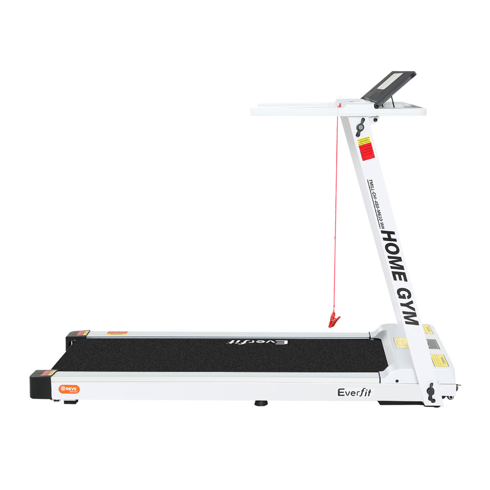 Everfit Treadmill Electric Fully Foldable Home Gym Exercise Fitness White-Sports & Fitness > Fitness Accessories-PEROZ Accessories