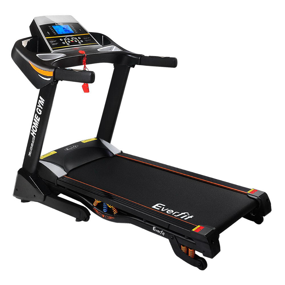 Everfit Electric Treadmill 48cm Incline Running Home Gym Fitness Machine Black-Sports & Fitness > Fitness Accessories-PEROZ Accessories