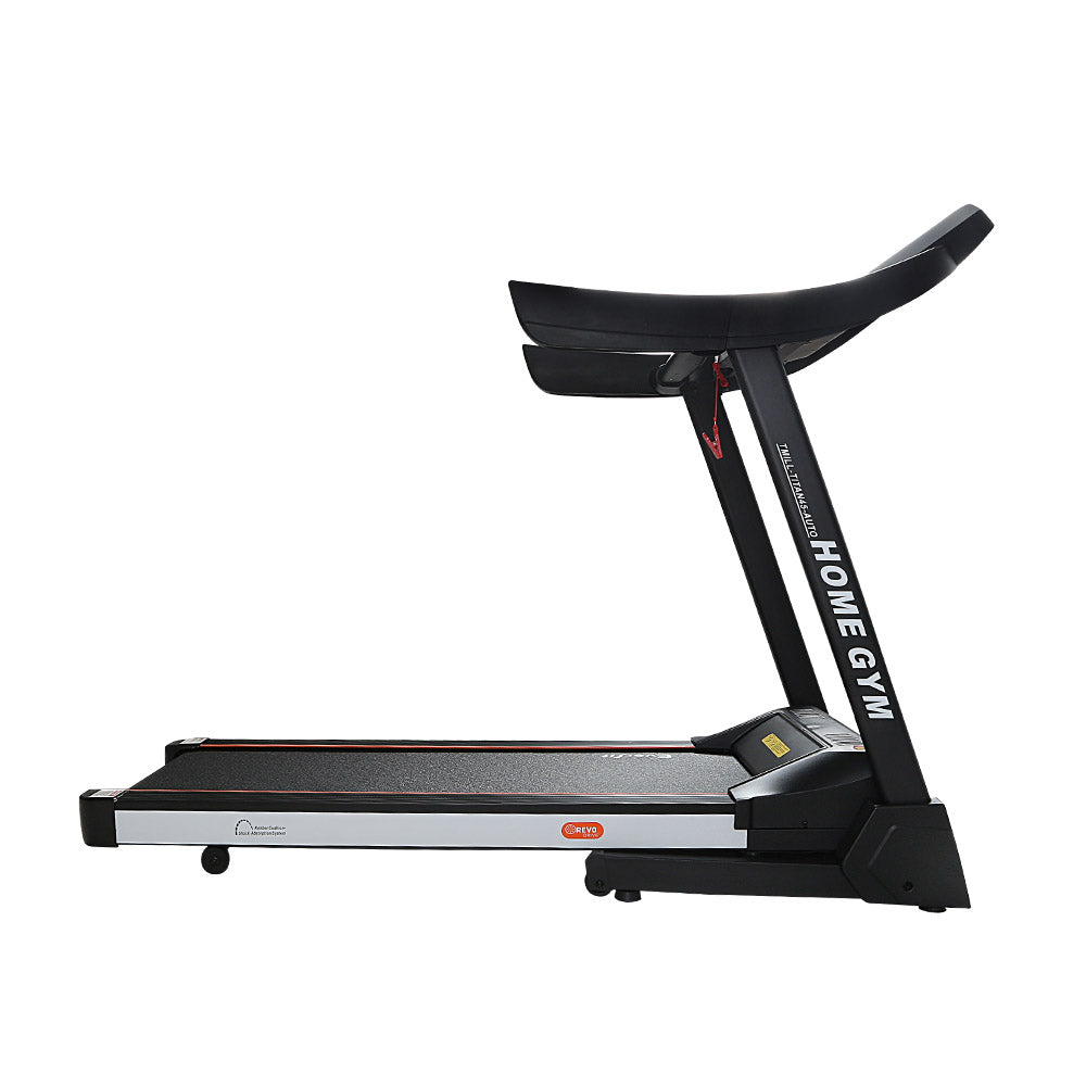 Everfit Electric Treadmill 45cm Incline Running Home Gym Fitness Machine Black-Sports & Fitness > Fitness Accessories-PEROZ Accessories