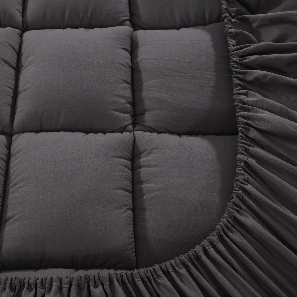 Giselle Bedding Mattress Topper Pillowtop Bamboo Charcoal King-Home & Garden > Bedding-PEROZ Accessories