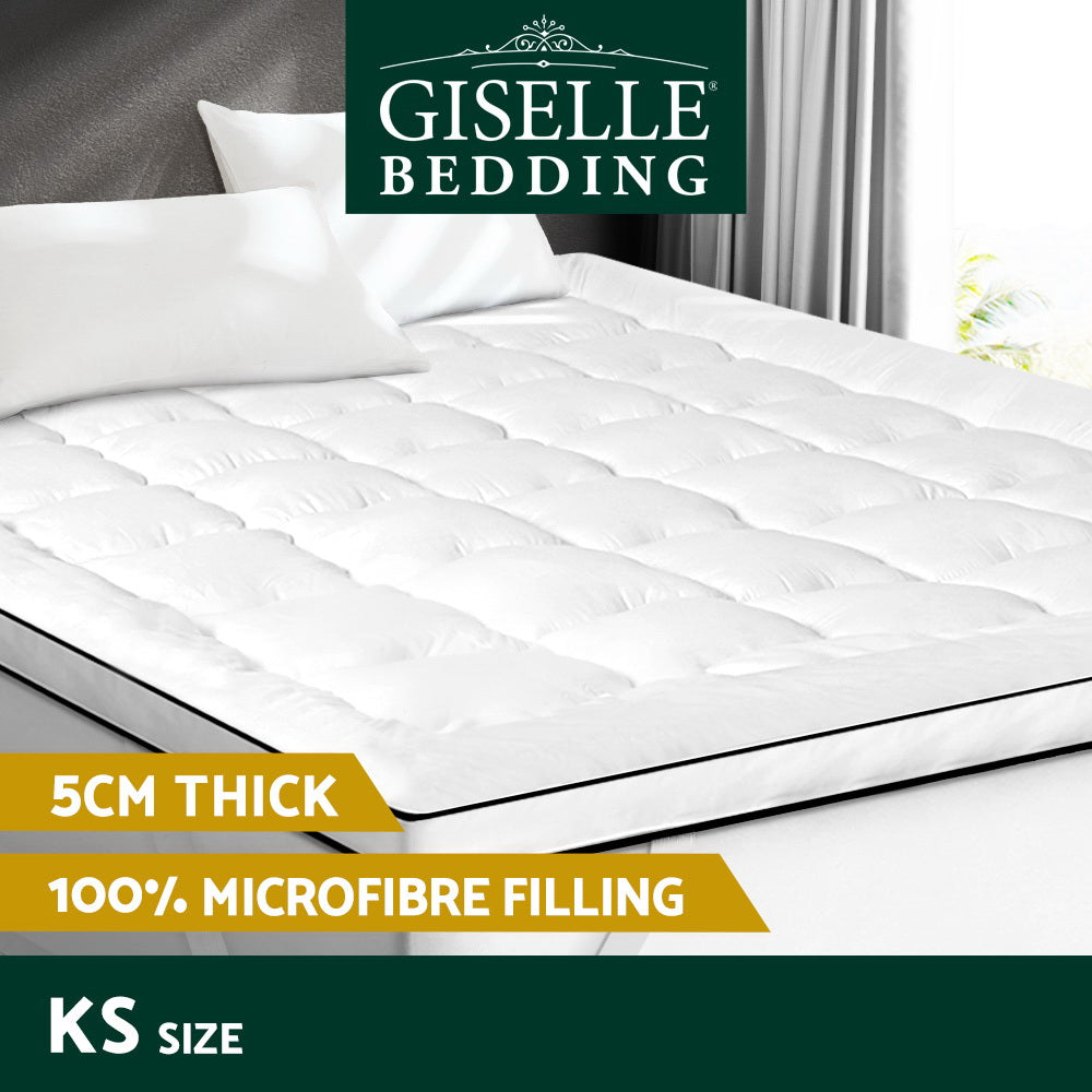 Giselle Bedding Mattress Topper Pillowtop - King Single-Home & Garden > Bedding-PEROZ Accessories