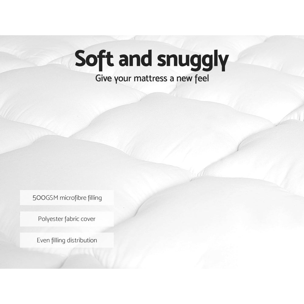 Giselle Bedding Mattress Topper Pillowtop - King Single-Home & Garden > Bedding-PEROZ Accessories