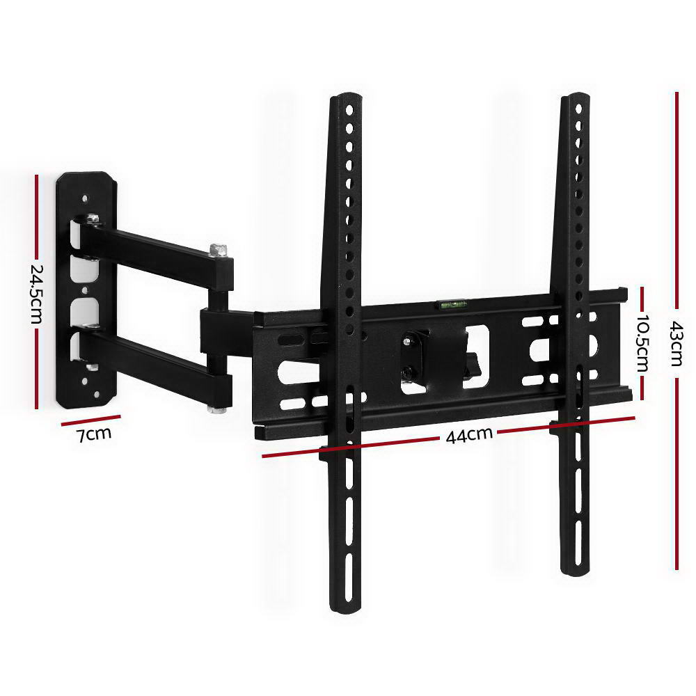 Artiss TV Wall Mount Bracket Tilt Swivel Full Motion Flat Slim LED LCD 23 inch to 55 inch-Furniture > Living Room - Peroz Australia - Image - 2