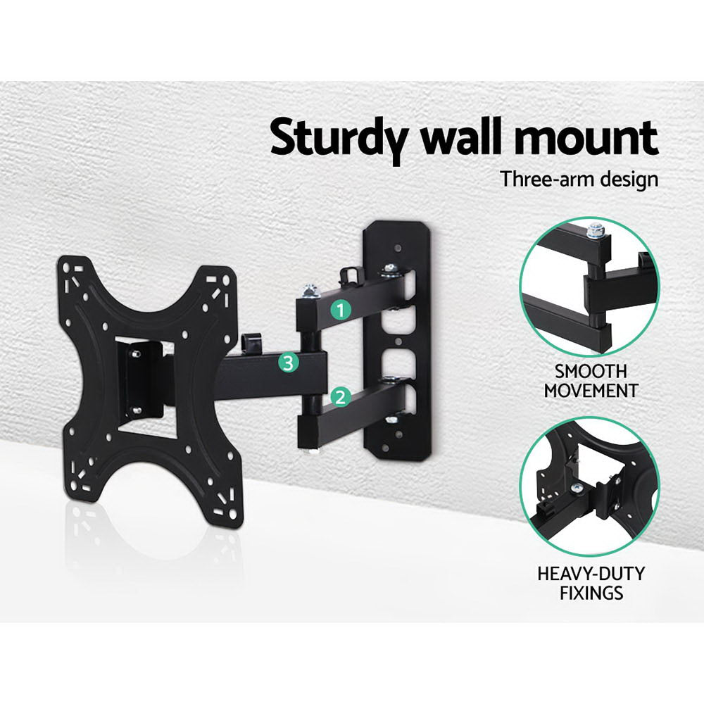 Artiss TV Wall Mount Bracket Tilt Swivel Full Motion 32 37 42 Inch Plasma Screen LCD-Furniture > Living Room - Peroz Australia - Image - 5