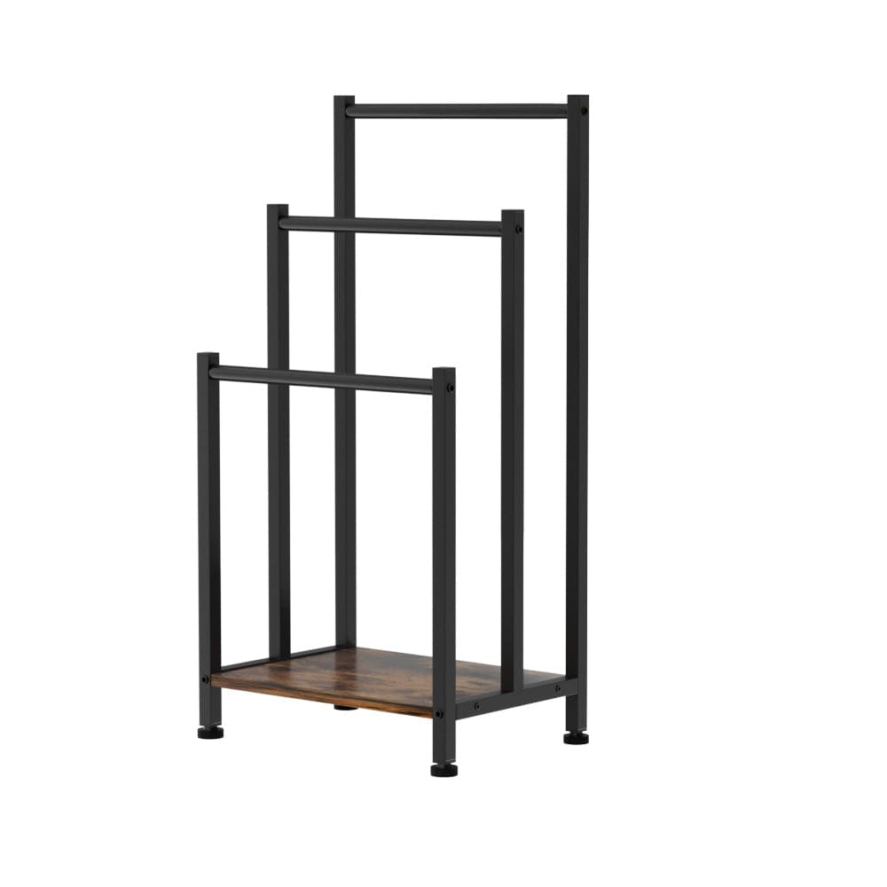 3 Tier Towel Rack Rail Freestanding Holder Bathroom Organizer Laundry Drying Bar-Furniture > Bathroom-PEROZ Accessories