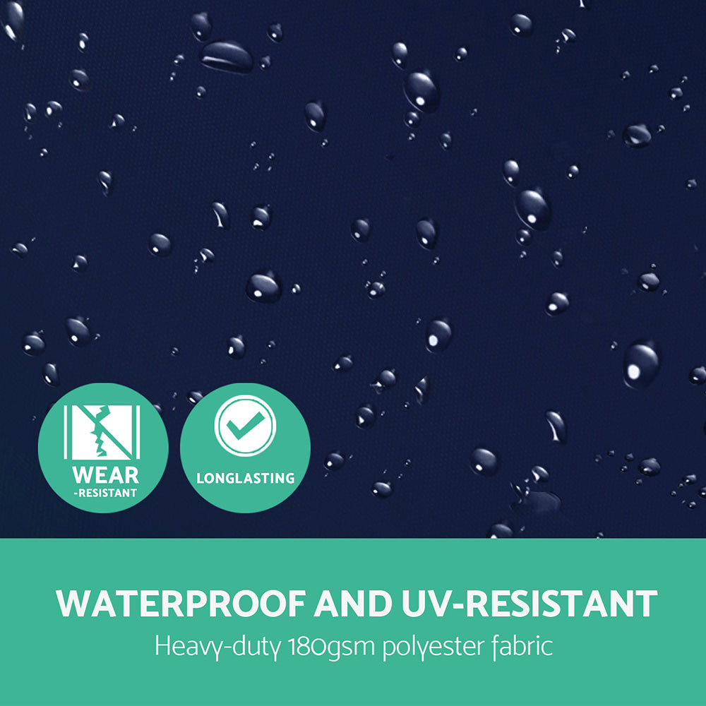 Instahut 3M Outdoor Umbrella - Navy-Furniture > Outdoor-PEROZ Accessories